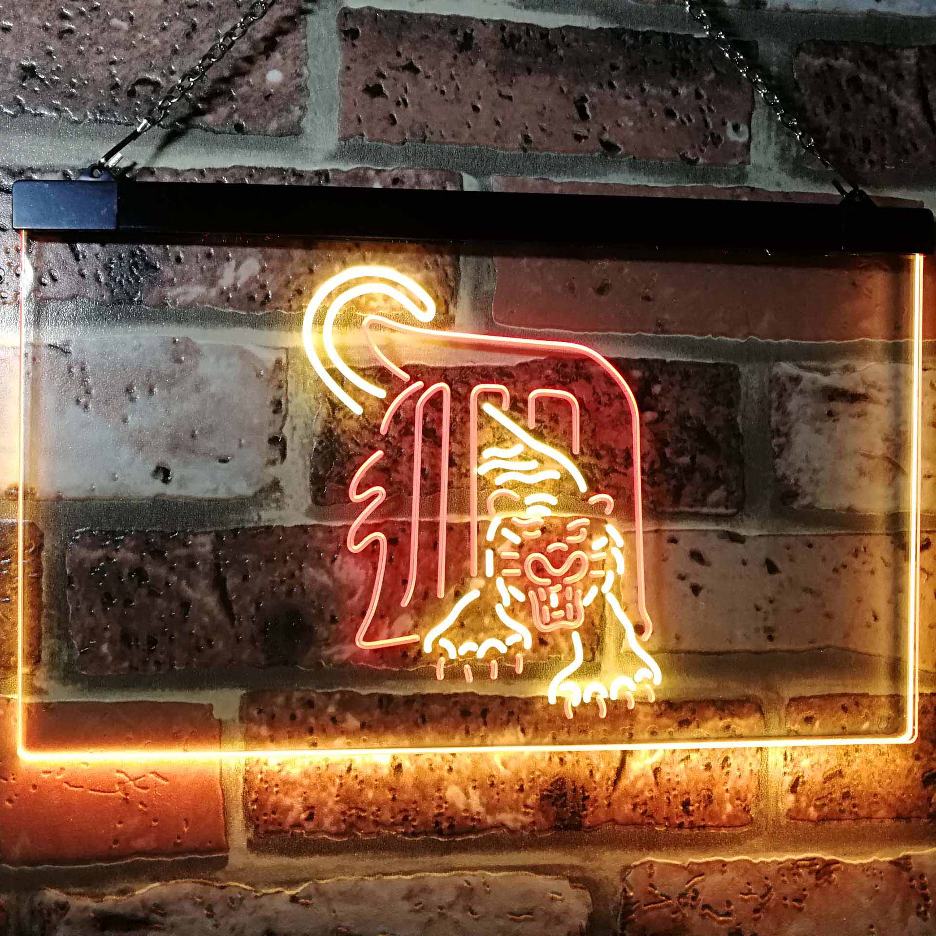 Detroit Tigers Dual Color LED Neon Sign ProLedSign