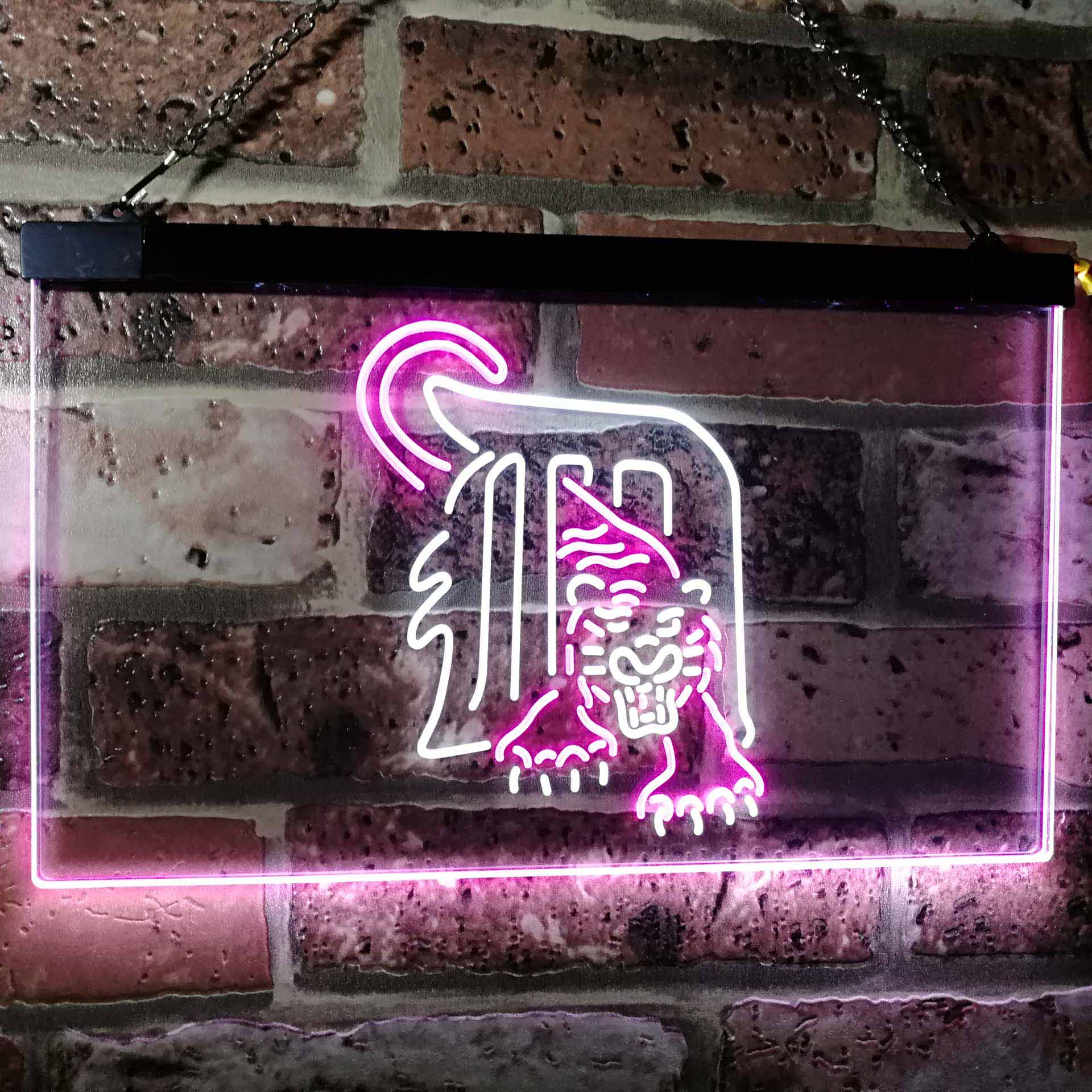 Detroit Tigers Dual Color LED Neon Sign ProLedSign