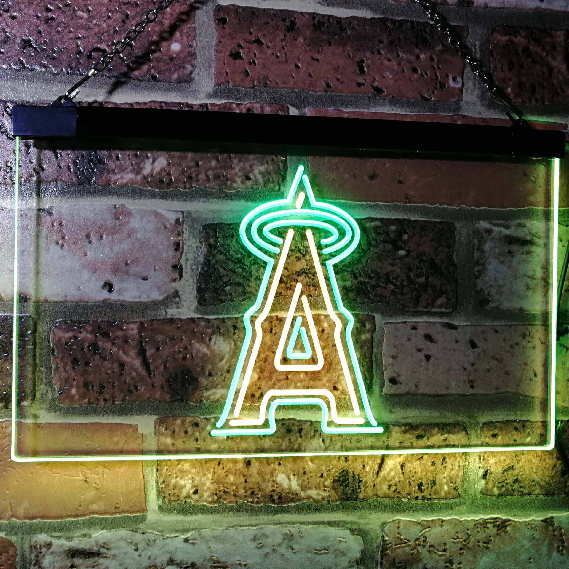 Los Angeles Angels of Anaheim Dual Color LED Neon Sign ProLedSign