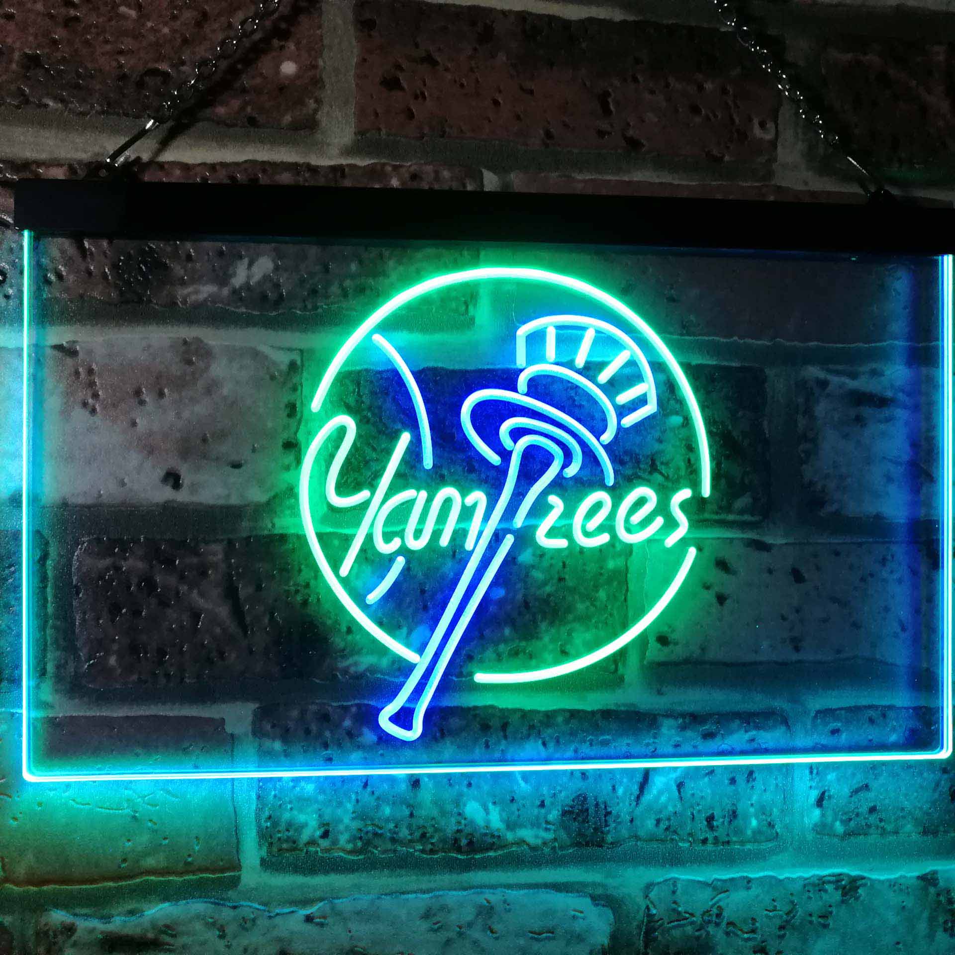 New York Yankees Dual Color LED Neon Sign ProLedSign