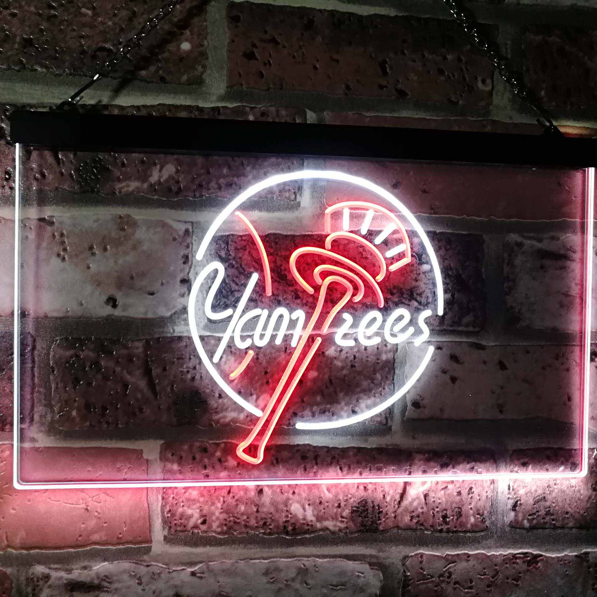 New York Yankees Dual Color LED Neon Sign ProLedSign