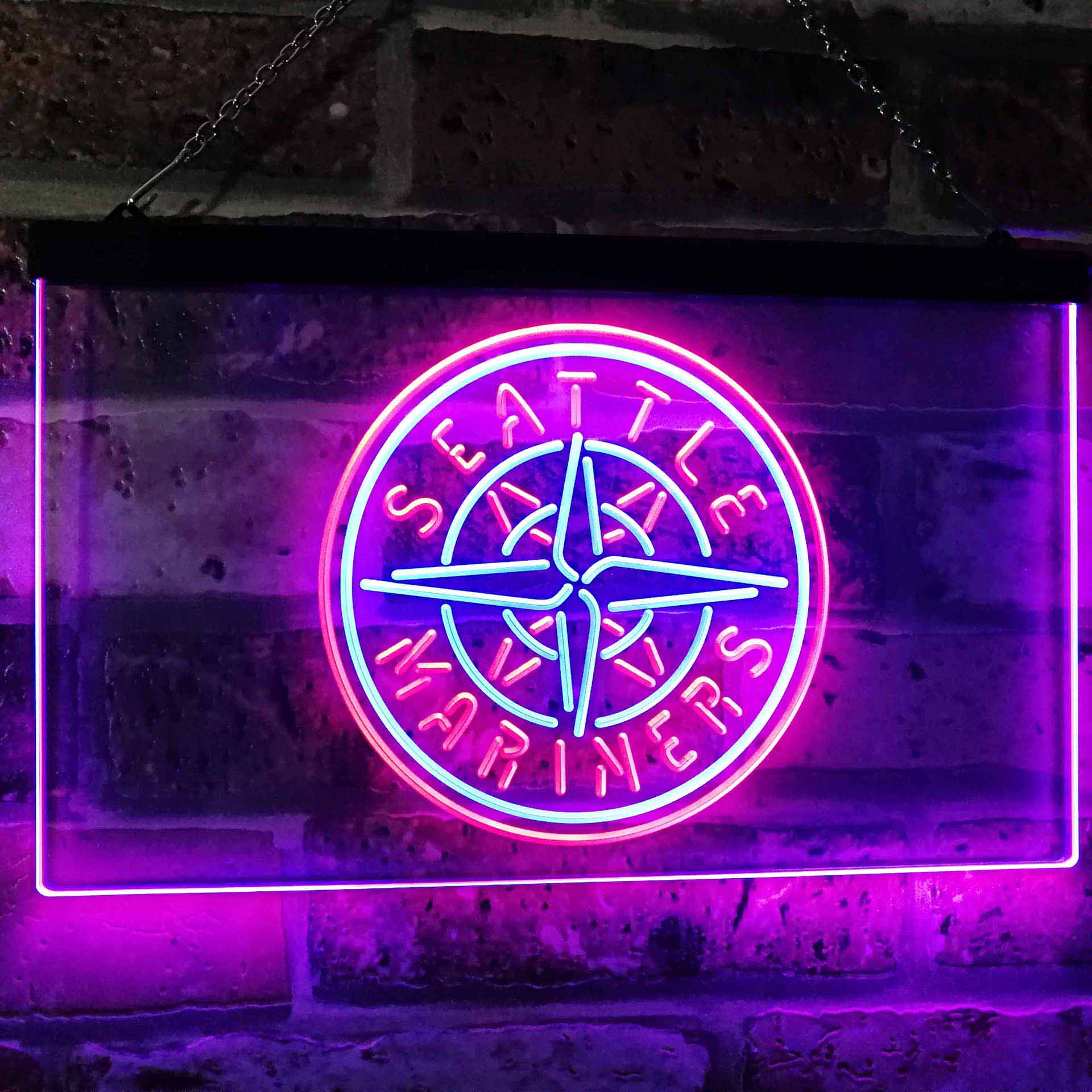Seattle Mariners Dual Color LED Neon Sign ProLedSign
