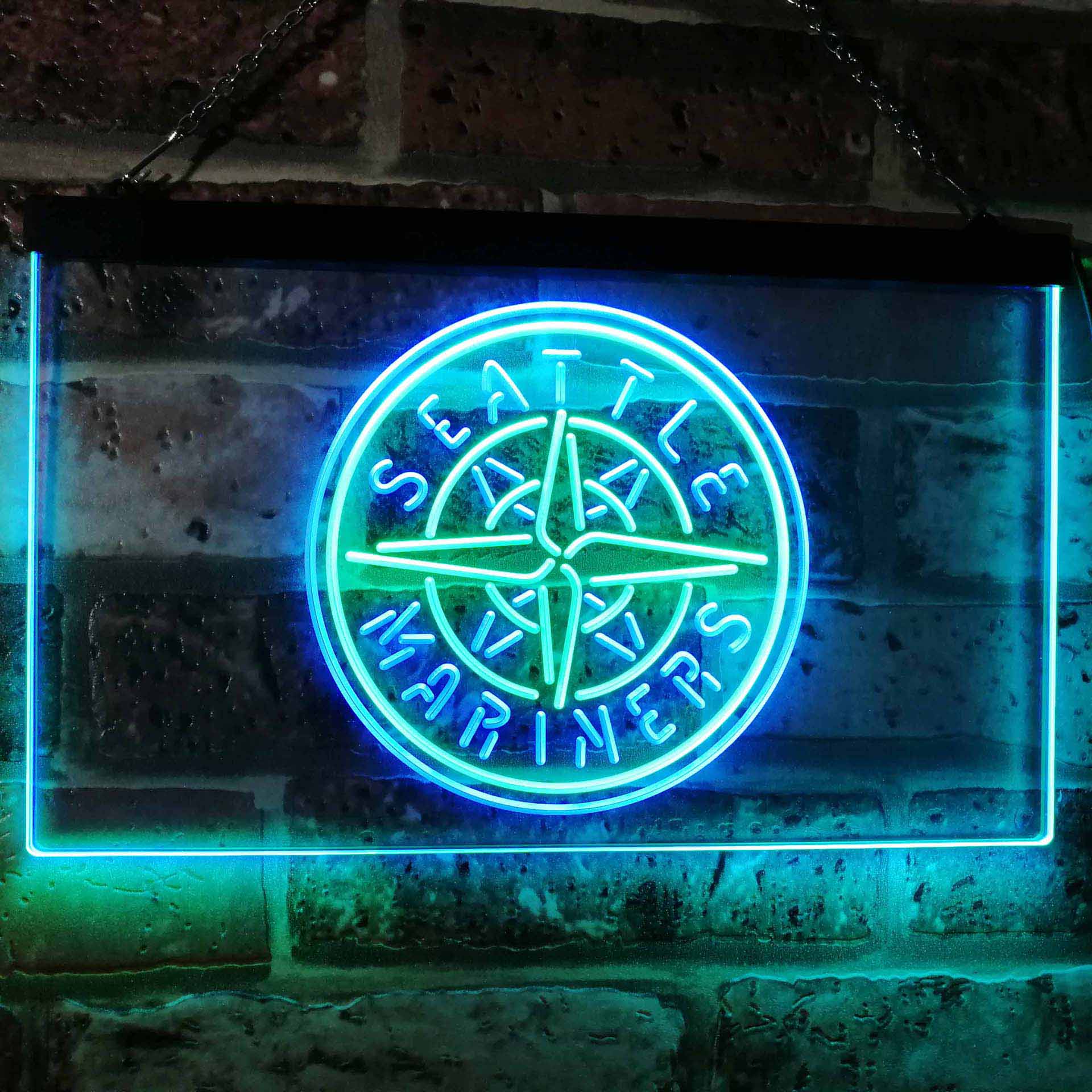 Seattle Mariners Dual Color LED Neon Sign ProLedSign