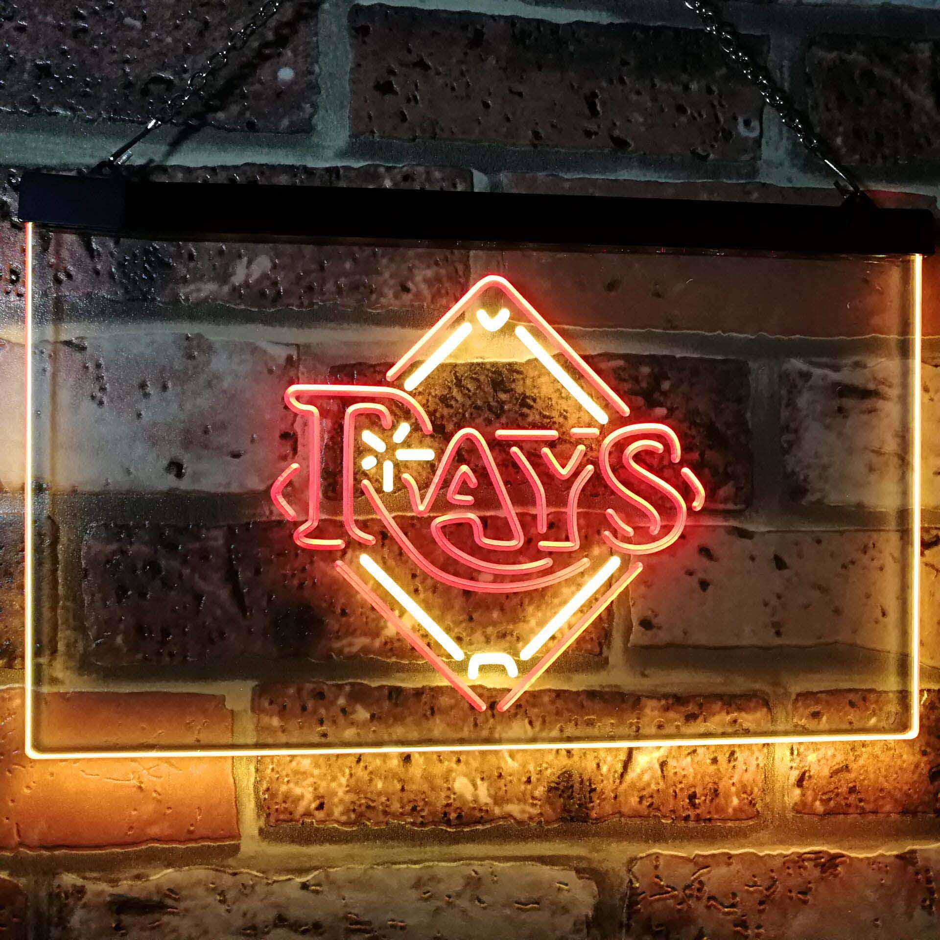 Tampa Bay Rays Dual Color LED Neon Sign ProLedSign