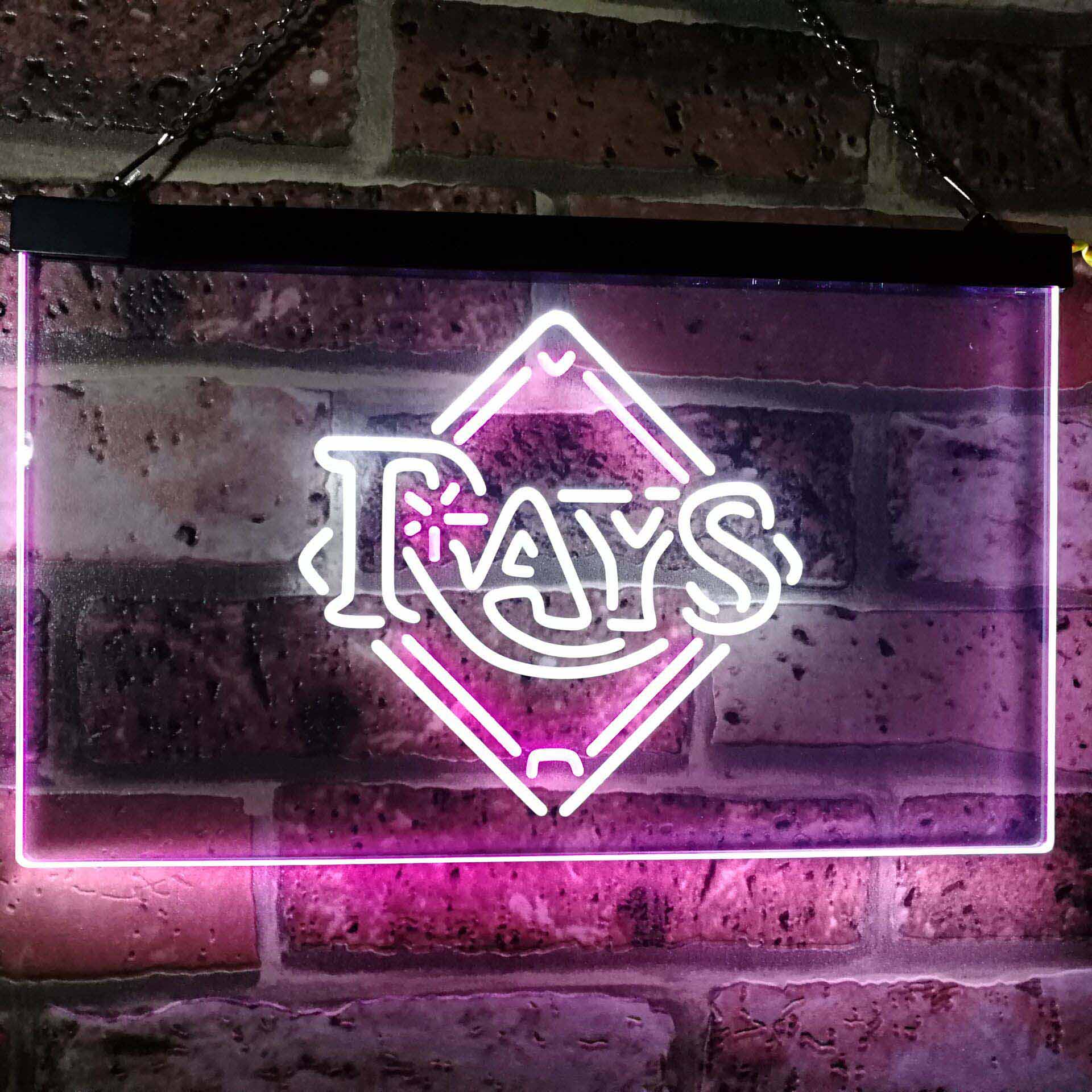 Tampa Bay Rays Dual Color LED Neon Sign ProLedSign