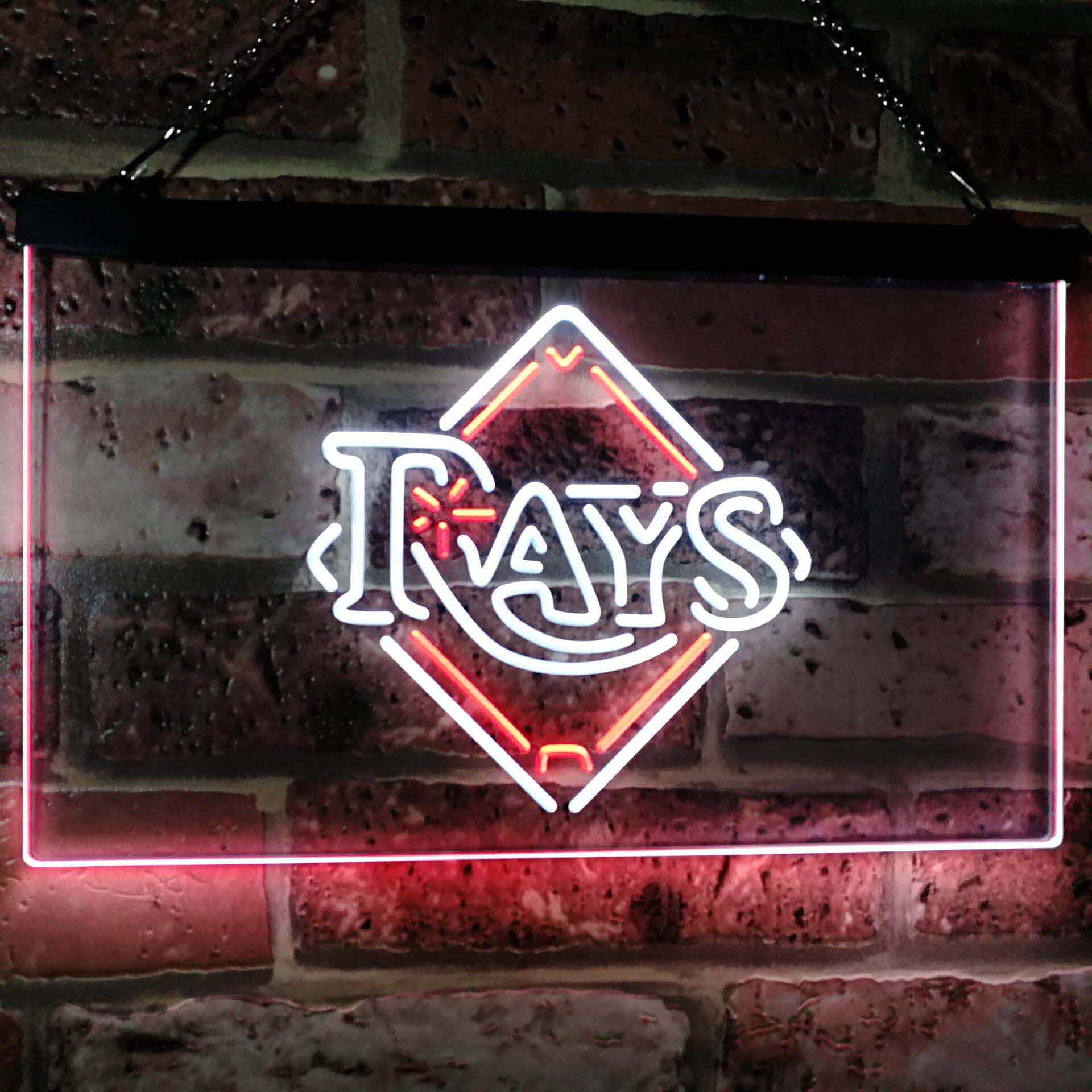 Tampa Bay Rays Dual Color LED Neon Sign ProLedSign