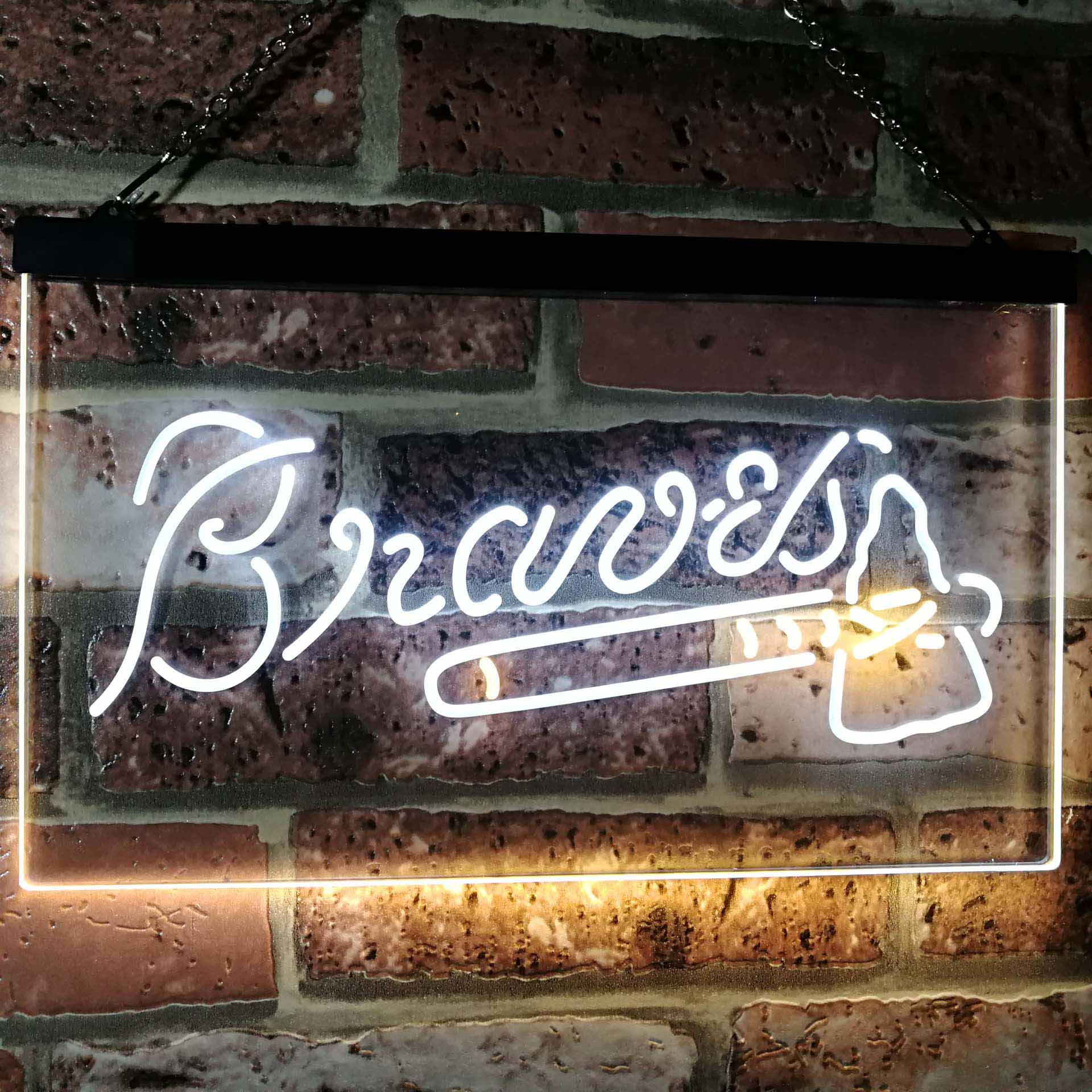 Atlanta Braves Dual Color LED Neon Sign ProLedSign