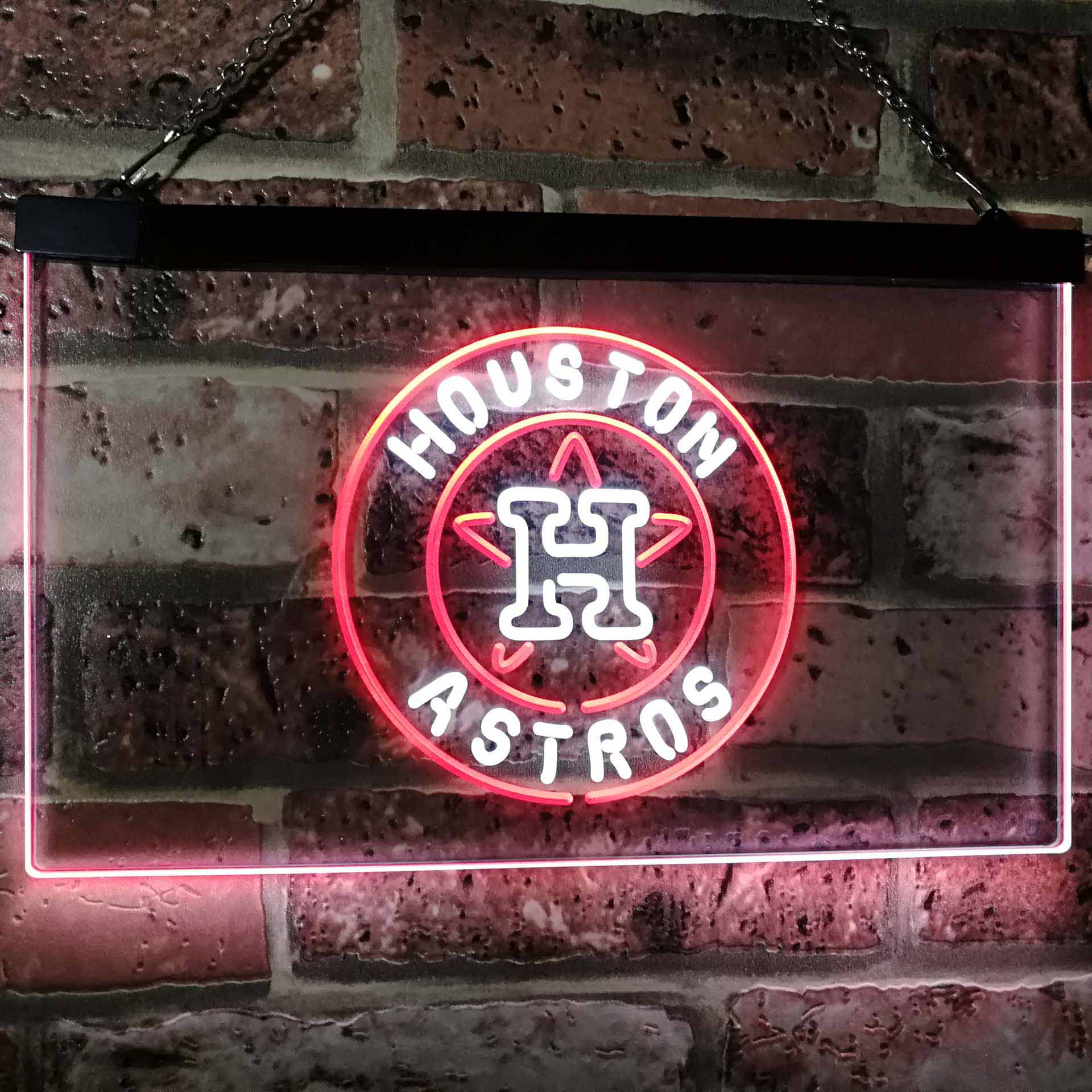 Houston Astros Dual Color LED Neon Sign ProLedSign