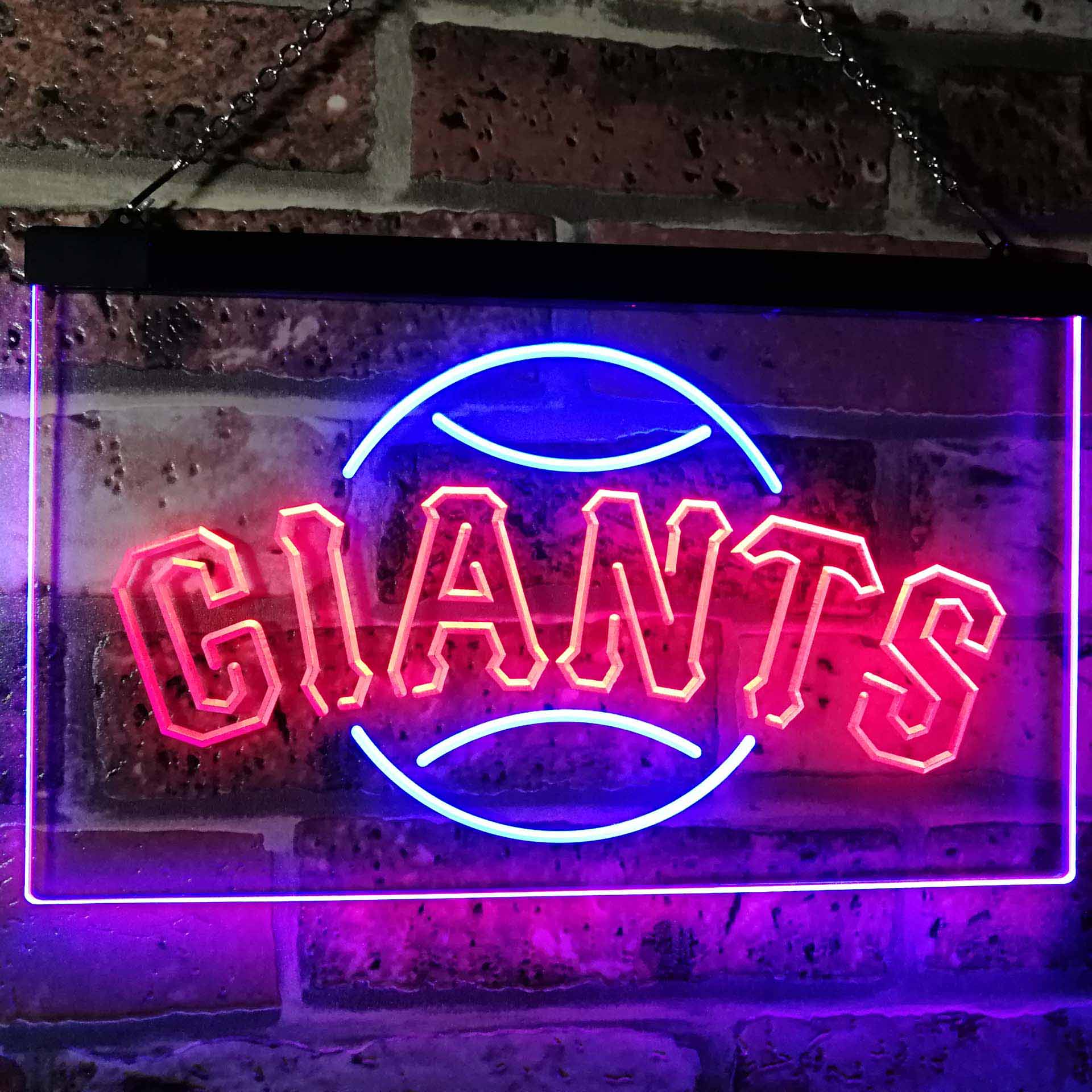 San Francisco Giants Dual Color LED Neon Sign ProLedSign