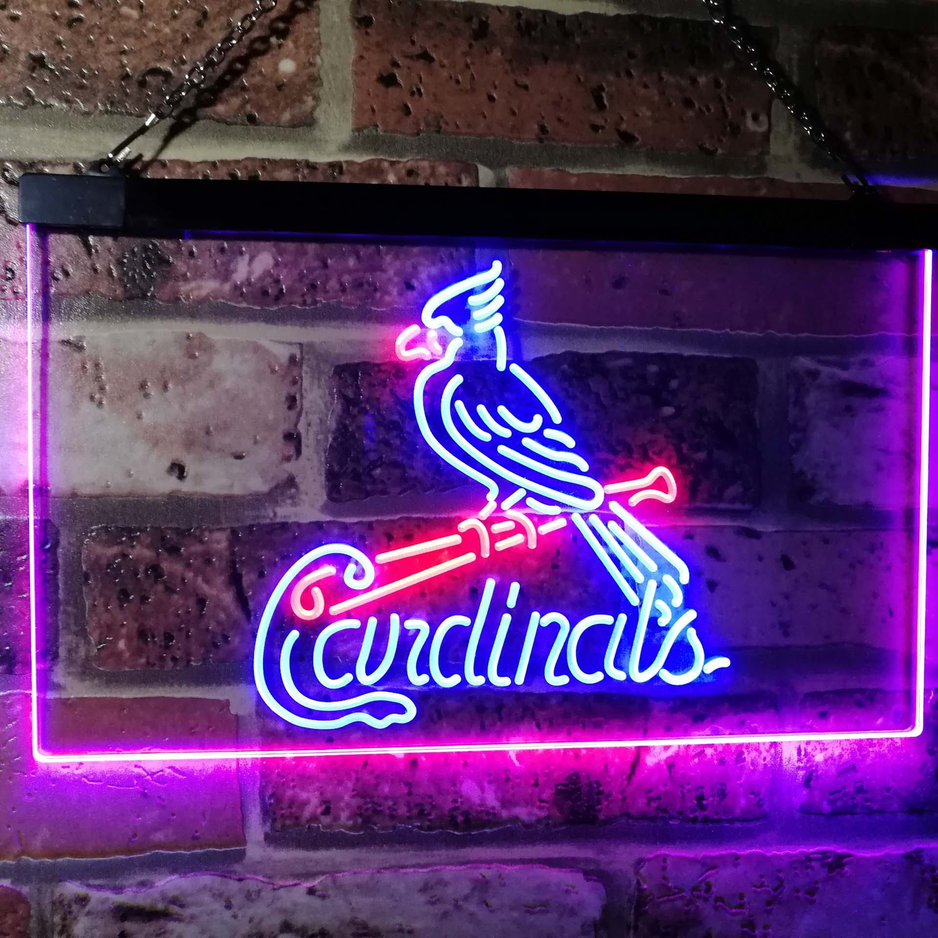 St. Louis Cardinals 3D Acrylic Neon Sign Beer Gift 14"x10