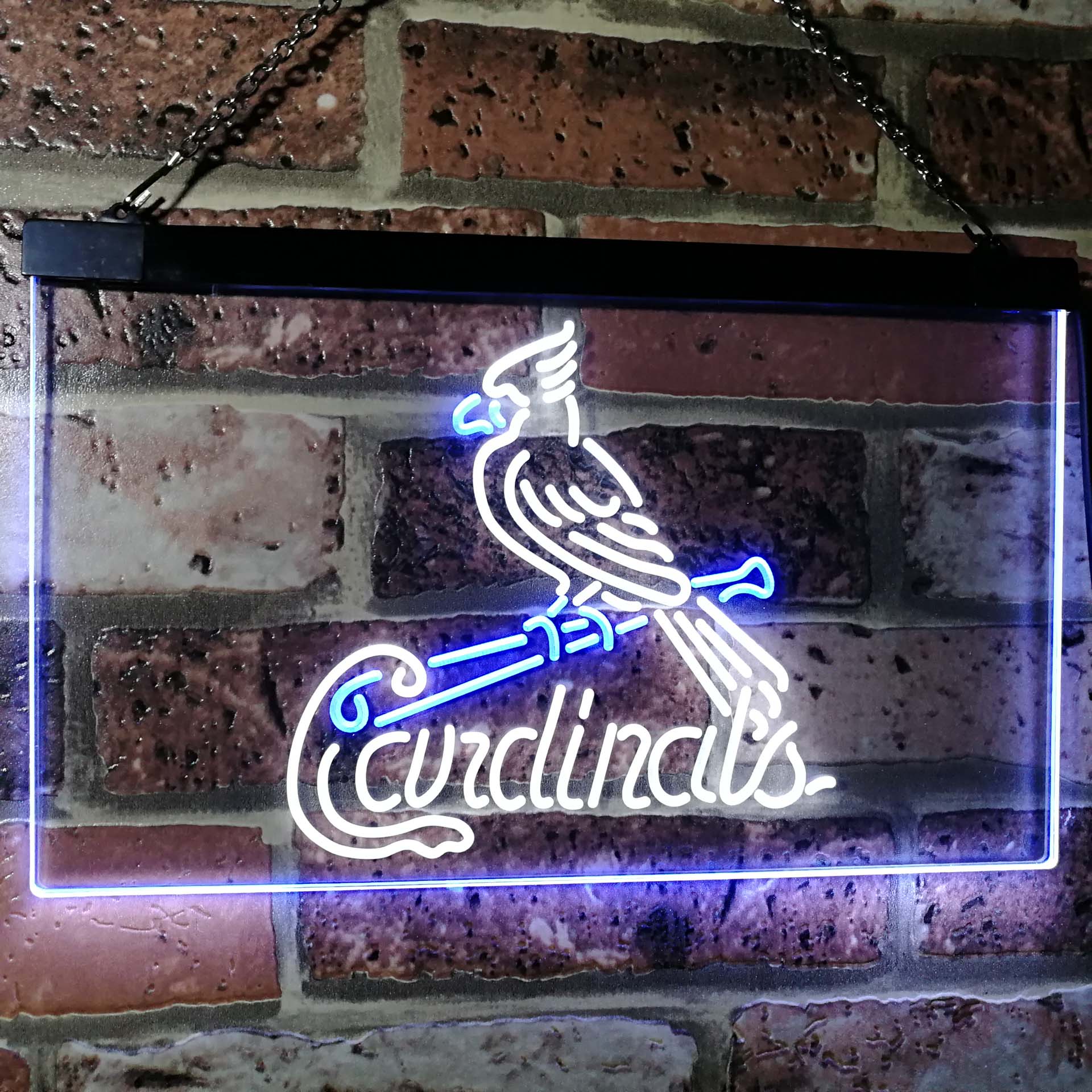 3D Engraved Custom Made Acrylic LED St. Louis Cardinals Sign