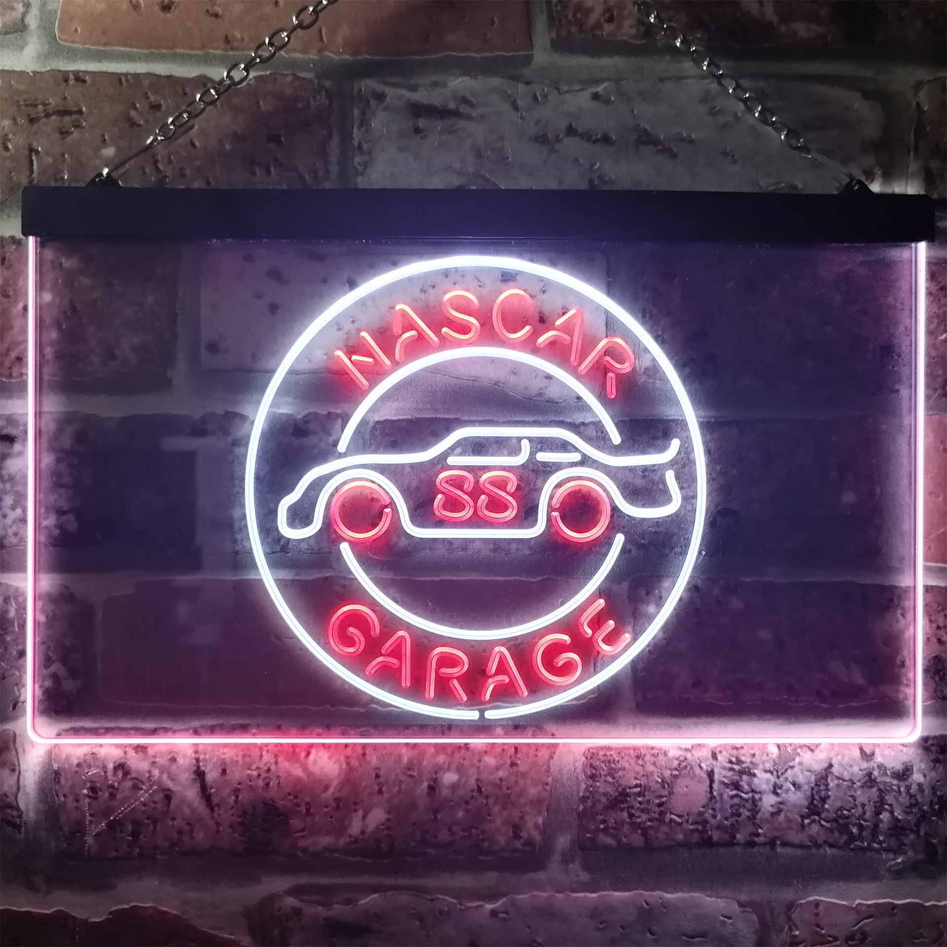 Nascar 88 Garage Dale Jr. Dual Color LED Neon Sign ProLedSign