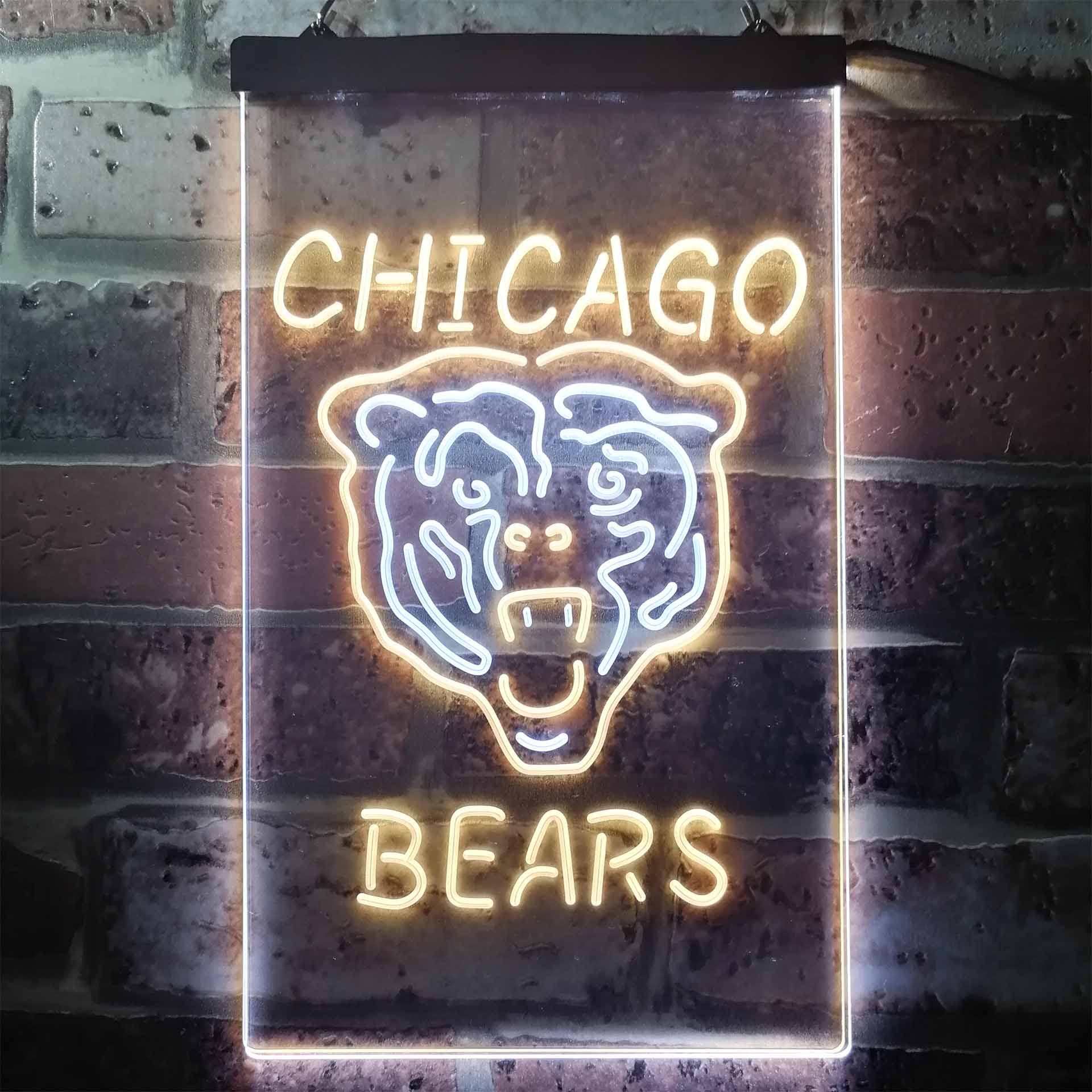 Chicago Bears Football Club Dual Color LED Neon Sign ProLedSign