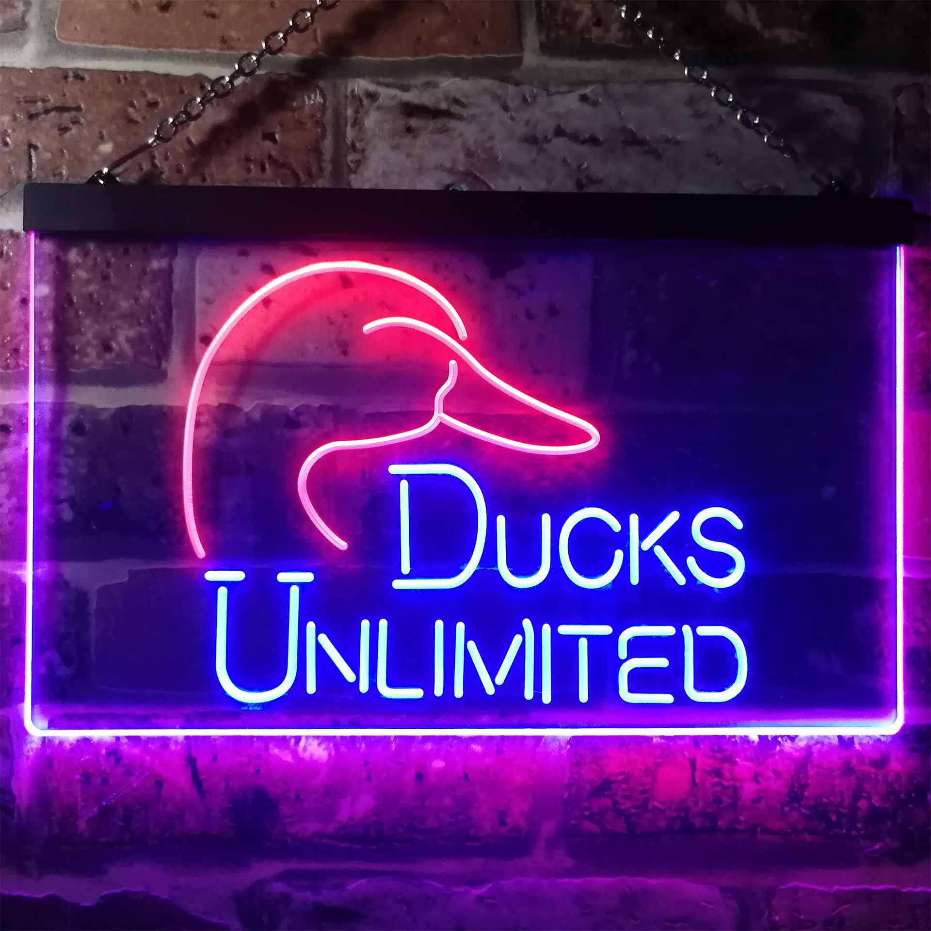 Ducks Unlimited Dual Color LED Neon Sign ProLedSign
