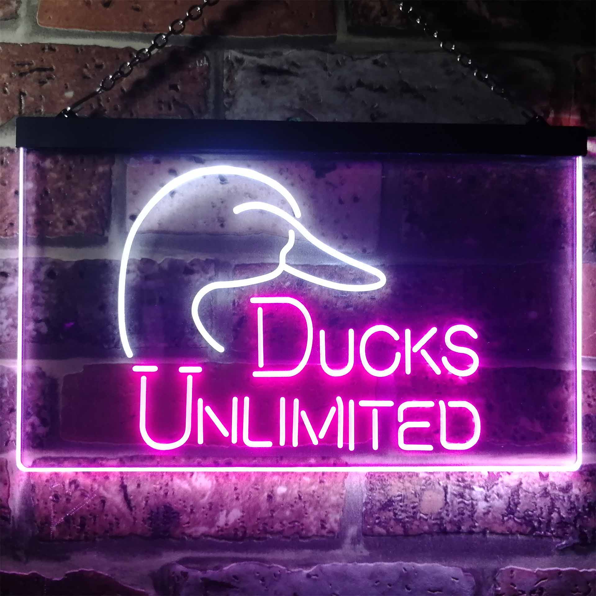 Ducks Unlimited Home Bar LED Neon Sign
