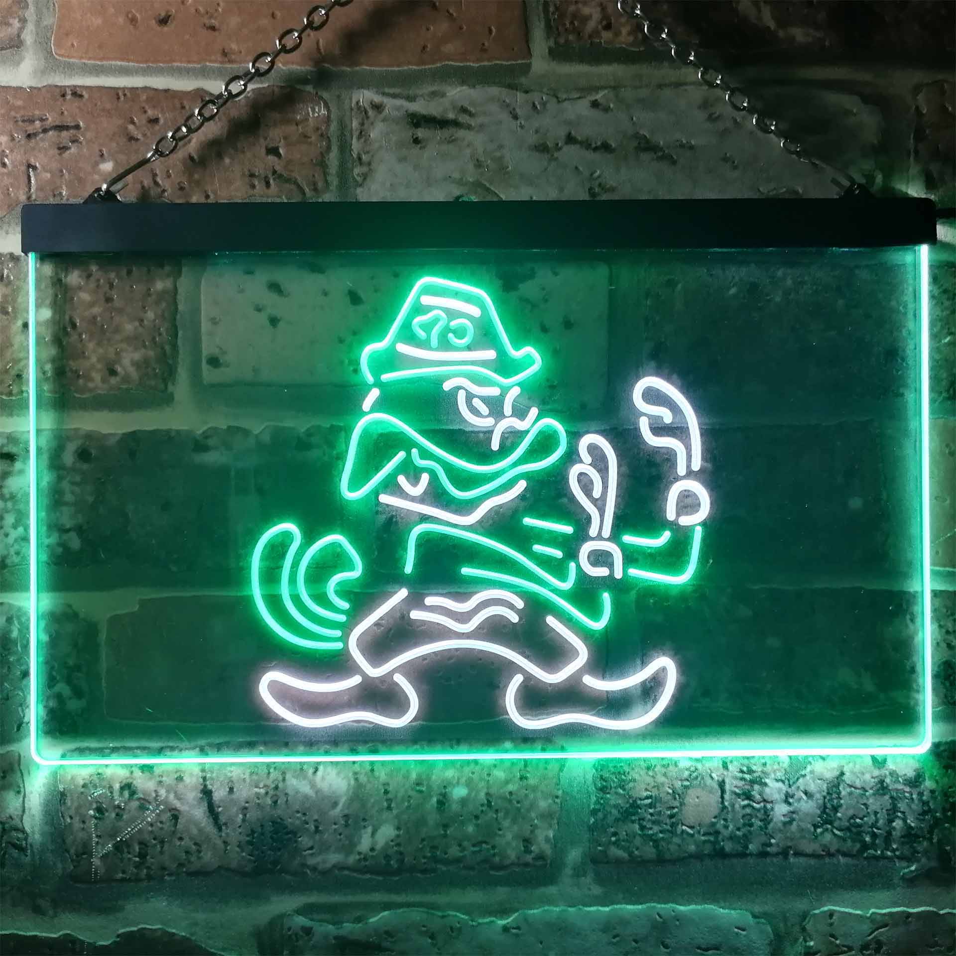 Notre Dame Fighting Irish Dual Color LED Neon Sign ProLedSign