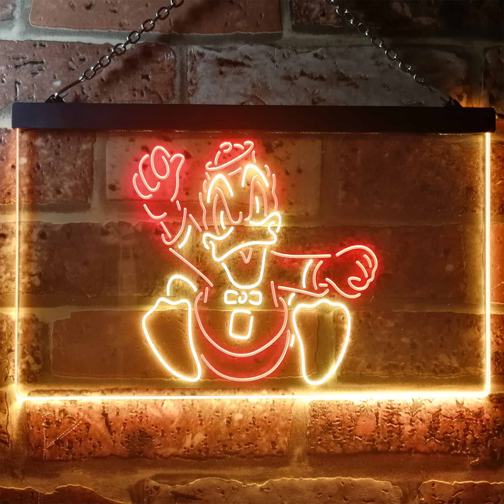 Oregon Ducks Alternate Dual Color LED Neon Sign ProLedSign