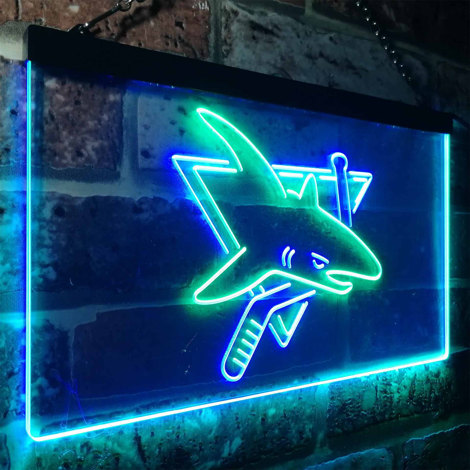 San Jose Sharks Hockey Neon-Like LED Sign - ProLedSign