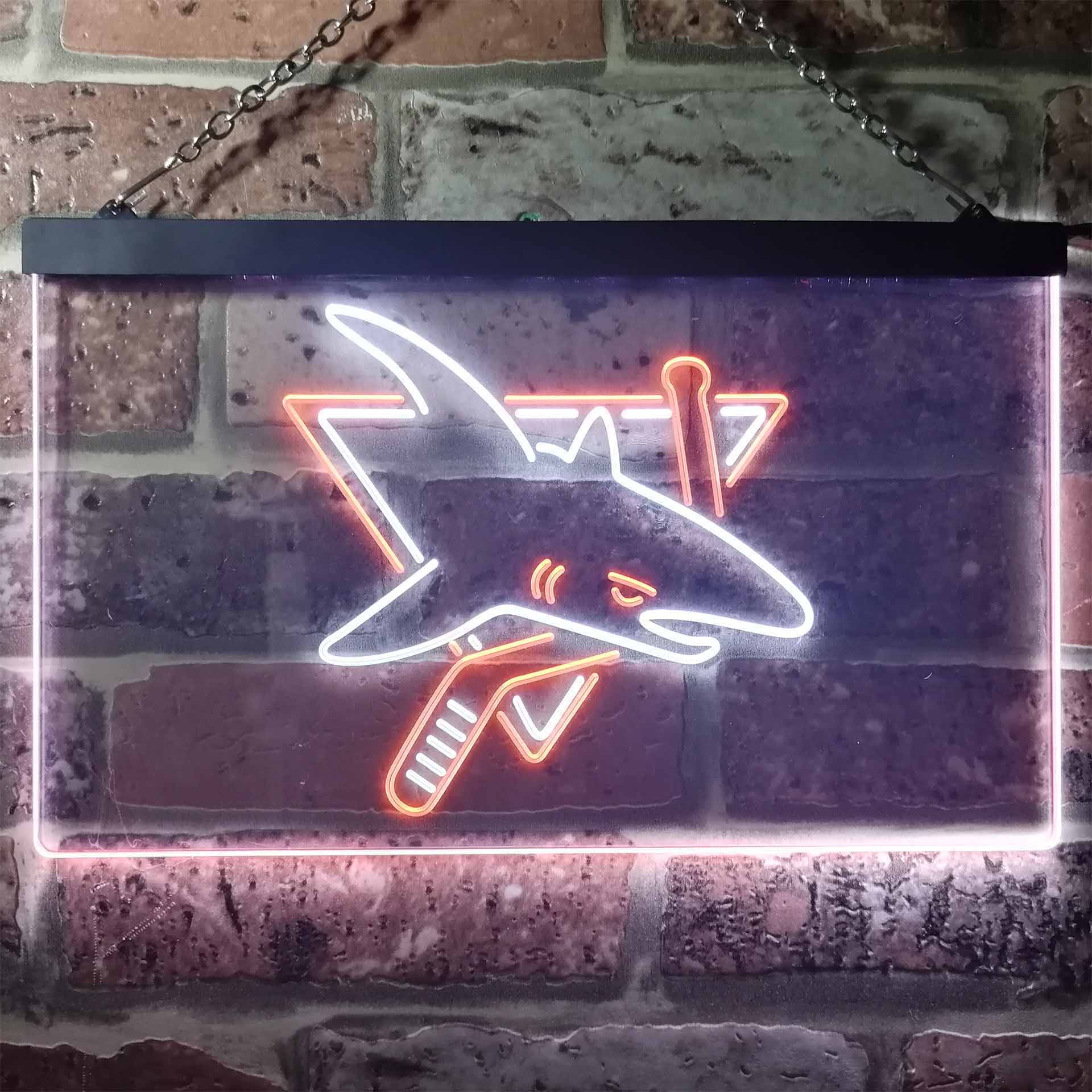 San Jose Sharks Hockey Neon-Like LED Sign
