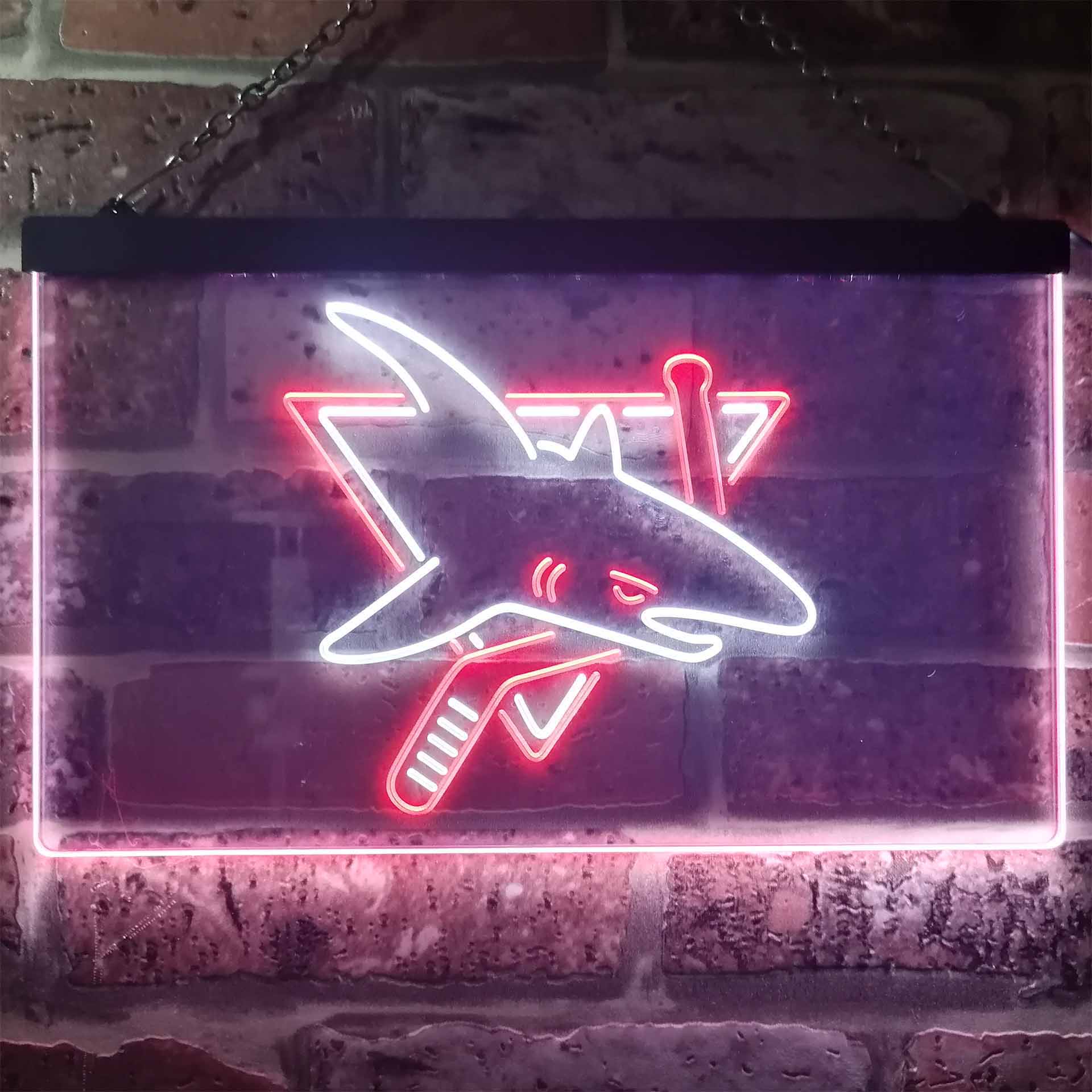 San Jose Sharks Hockey Neon-Like LED Sign - ProLedSign