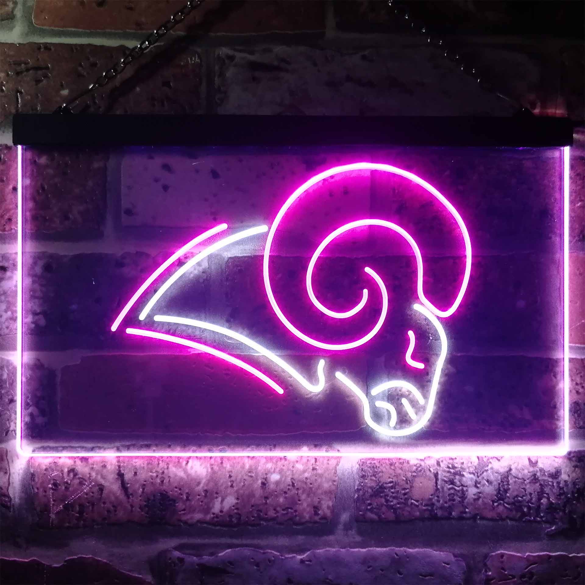 Los Angeles Rams Dual Color LED Neon Sign ProLedSign