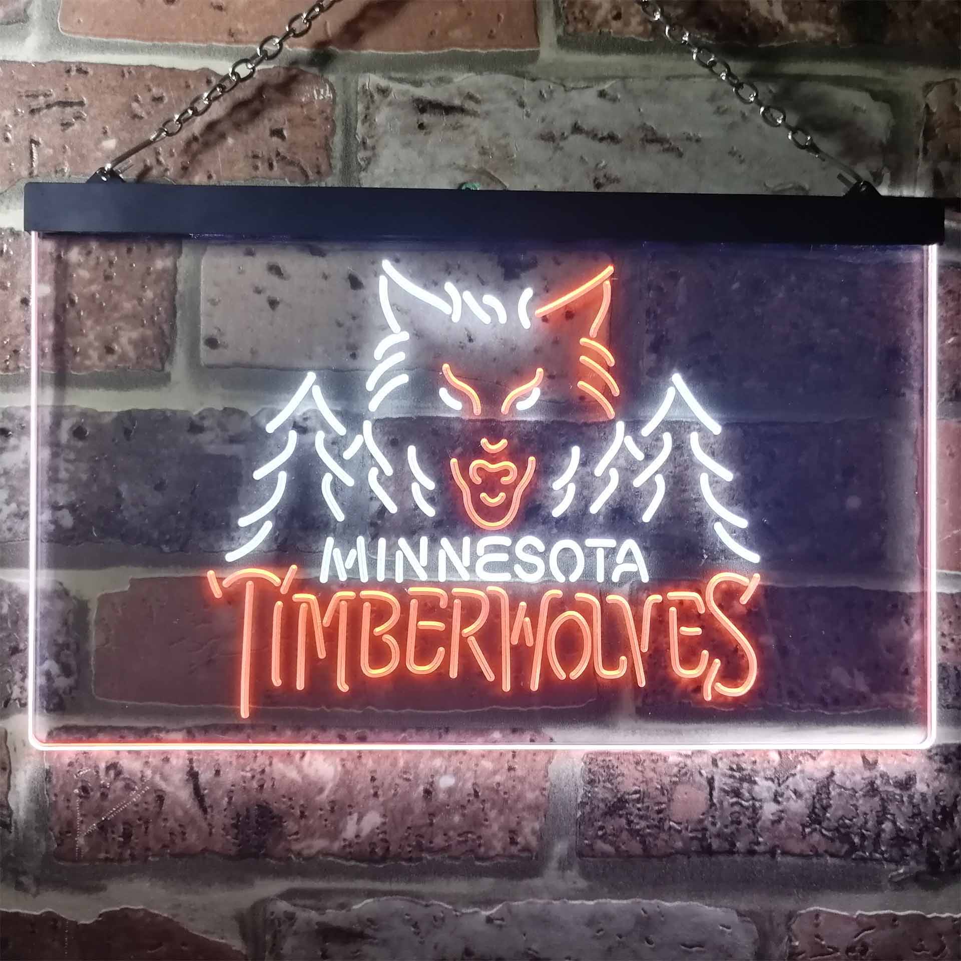Minnesota Timberwolves Hockey Neon-Like LED Sign - ProLedSign