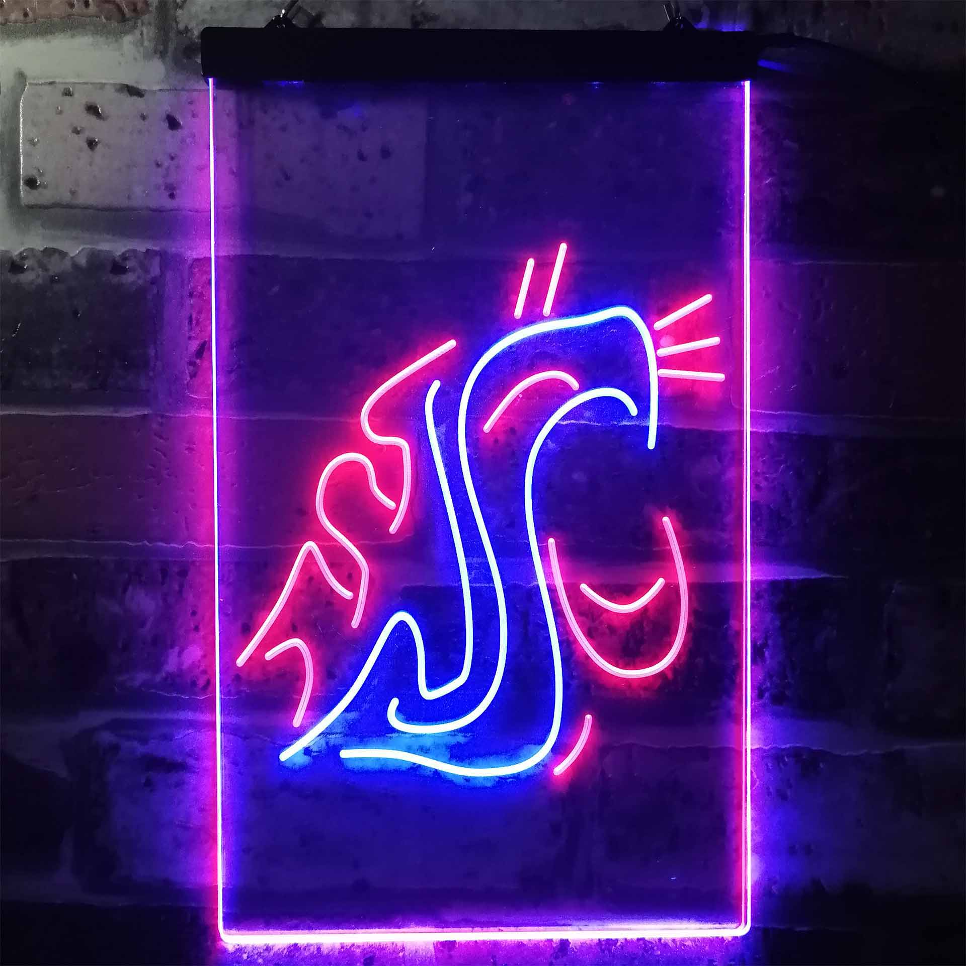 Washington State Cougars Neon-Like LED Sign - ProLedSign