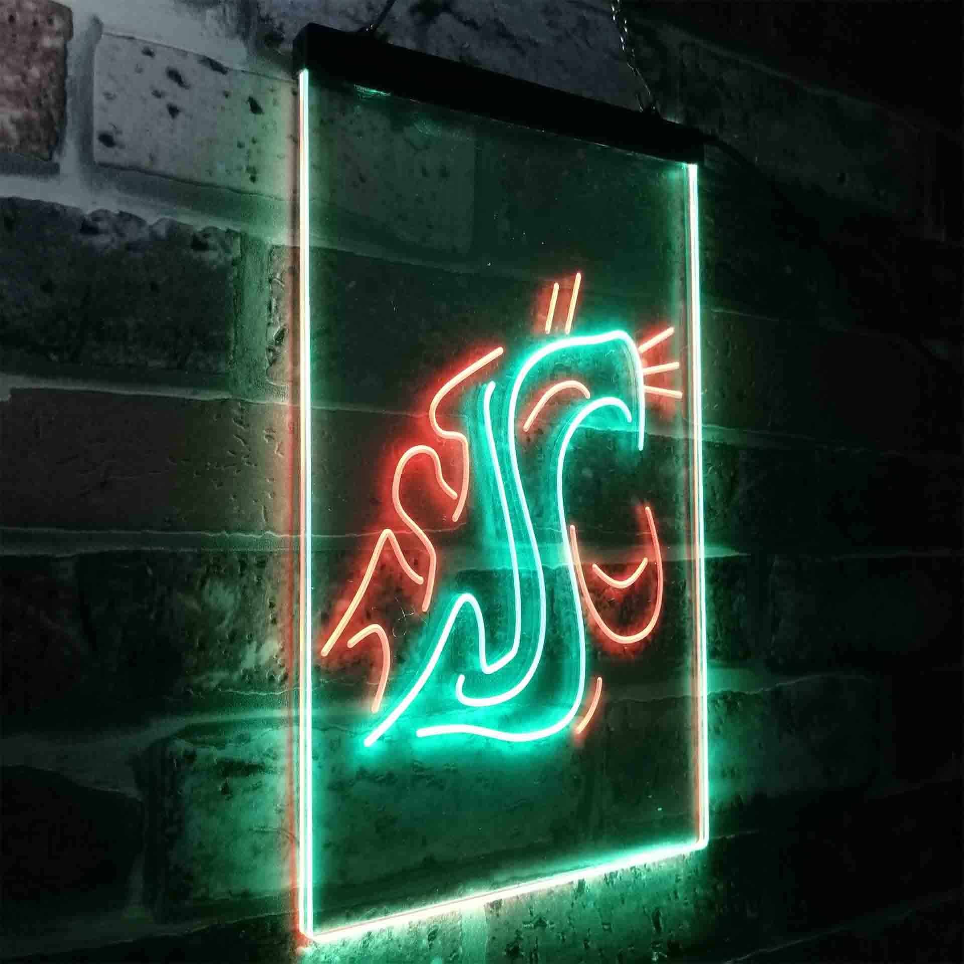 Washington State Cougars Neon-Like LED Sign - ProLedSign