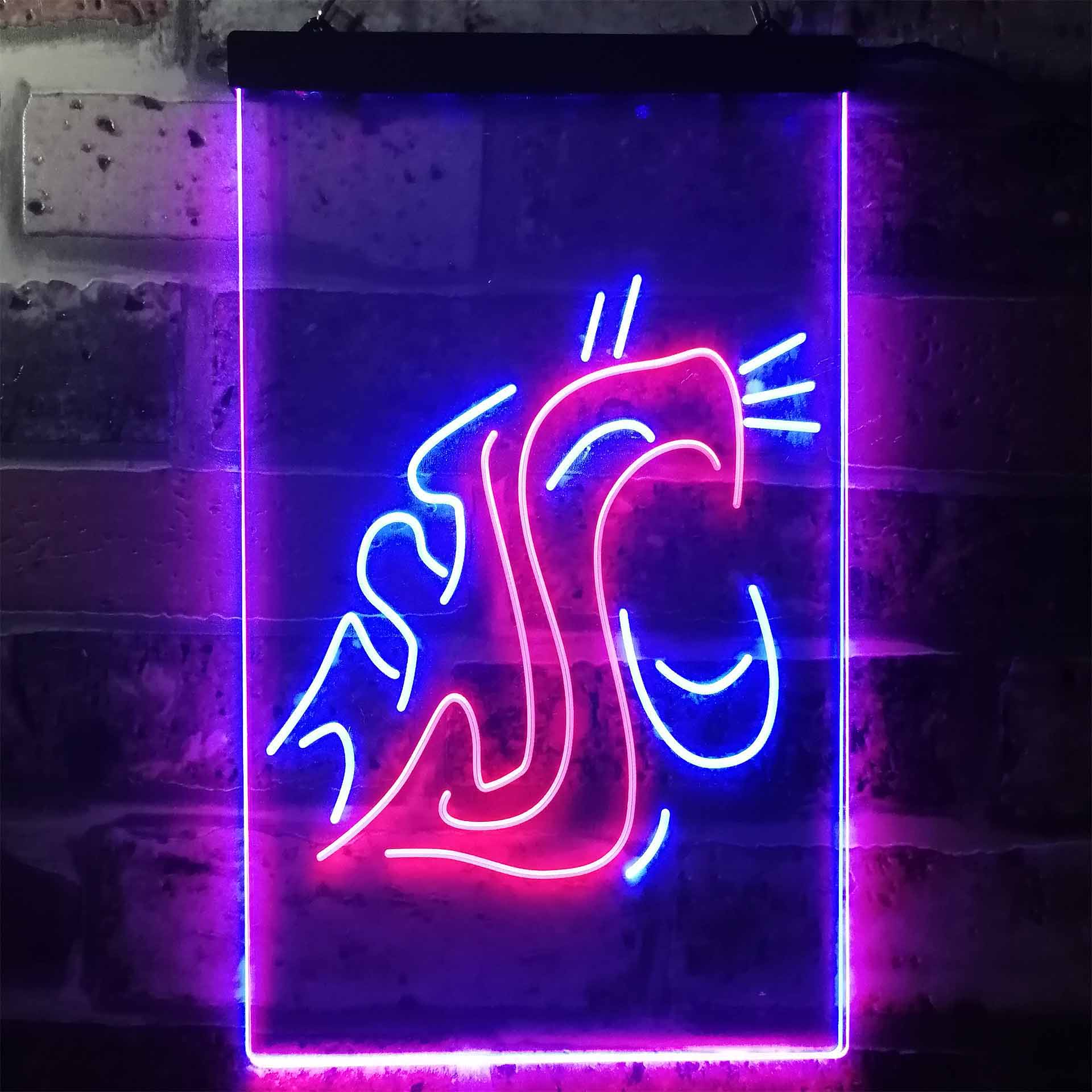 Washington State Cougars Neon-Like LED Sign - ProLedSign