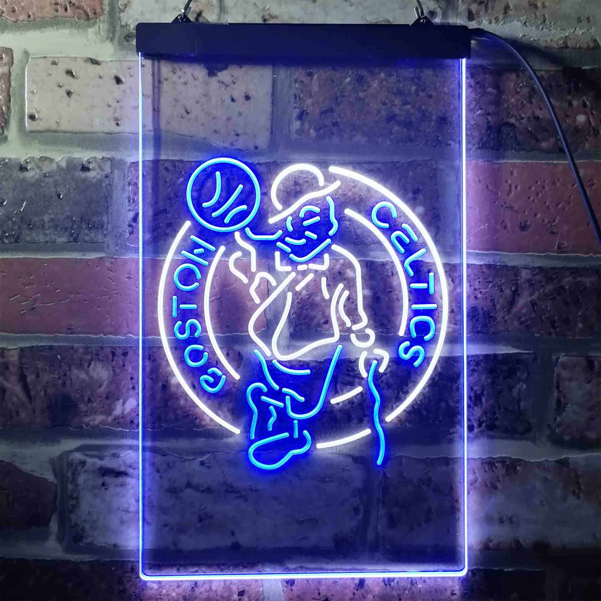 Boston Celtics basketball Dual Color LED Neon Sign ProLedSign