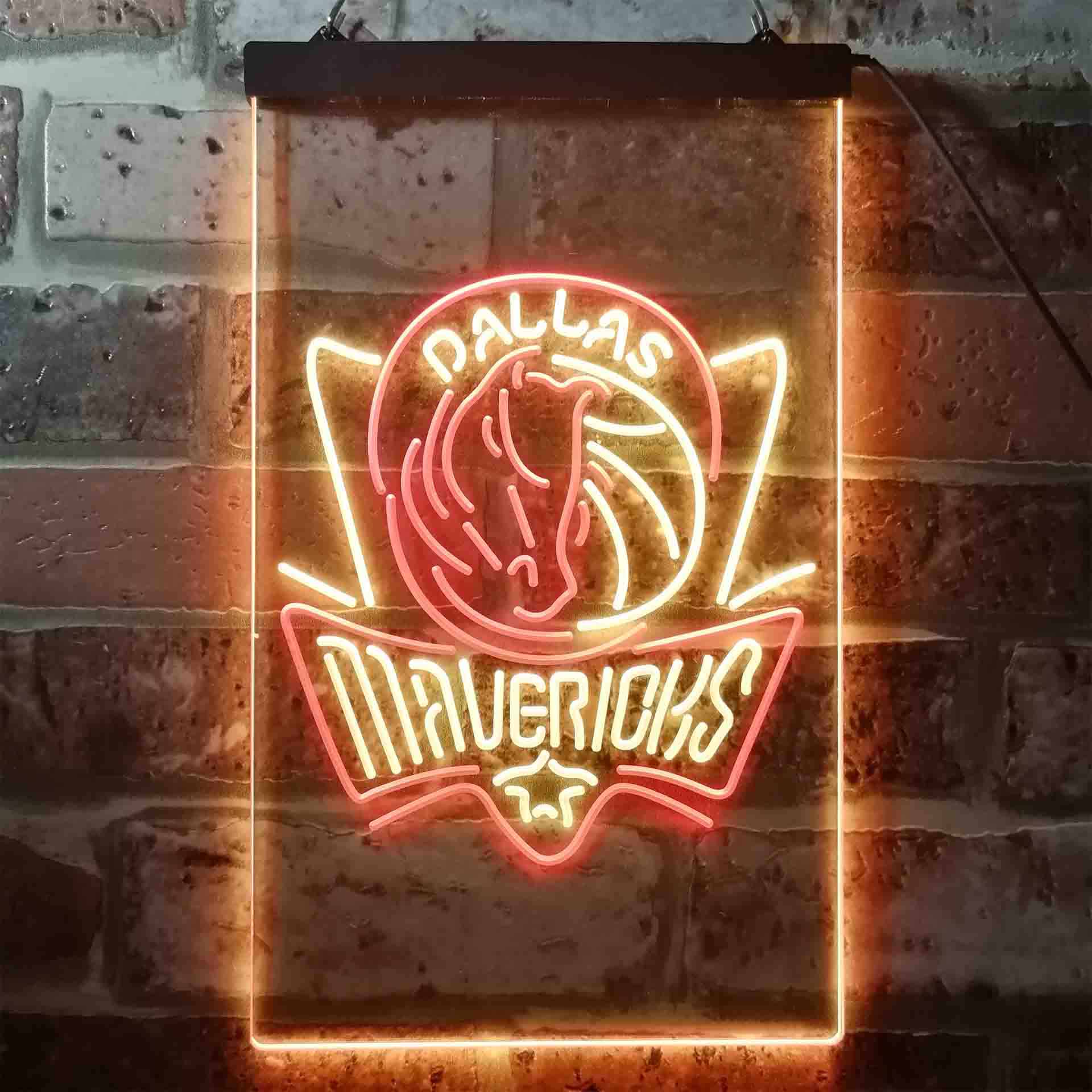Dallas Mavericks basketball Dual Color LED Neon Sign ProLedSign