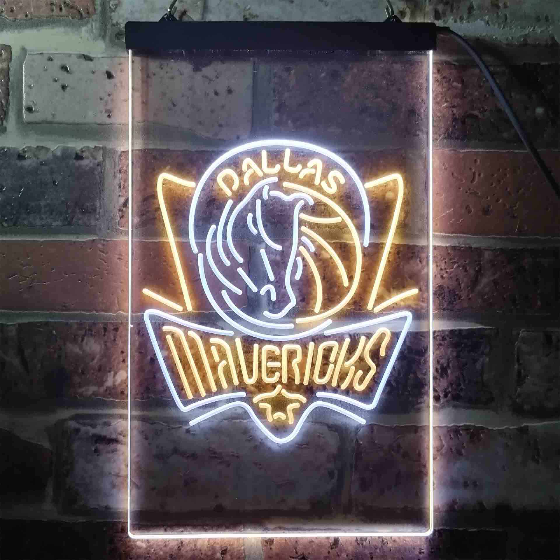 Dallas Mavericks basketball Dual Color LED Neon Sign ProLedSign
