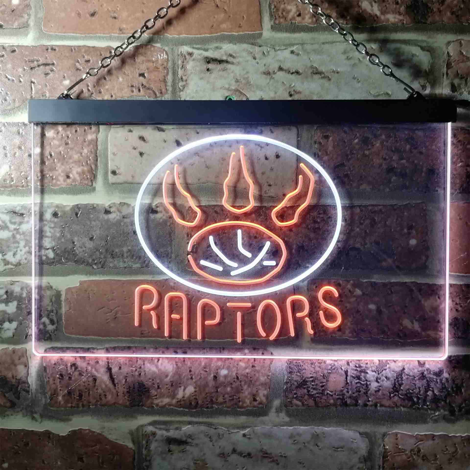 Toronto Raptors basketball Dual Color LED Neon Sign ProLedSign