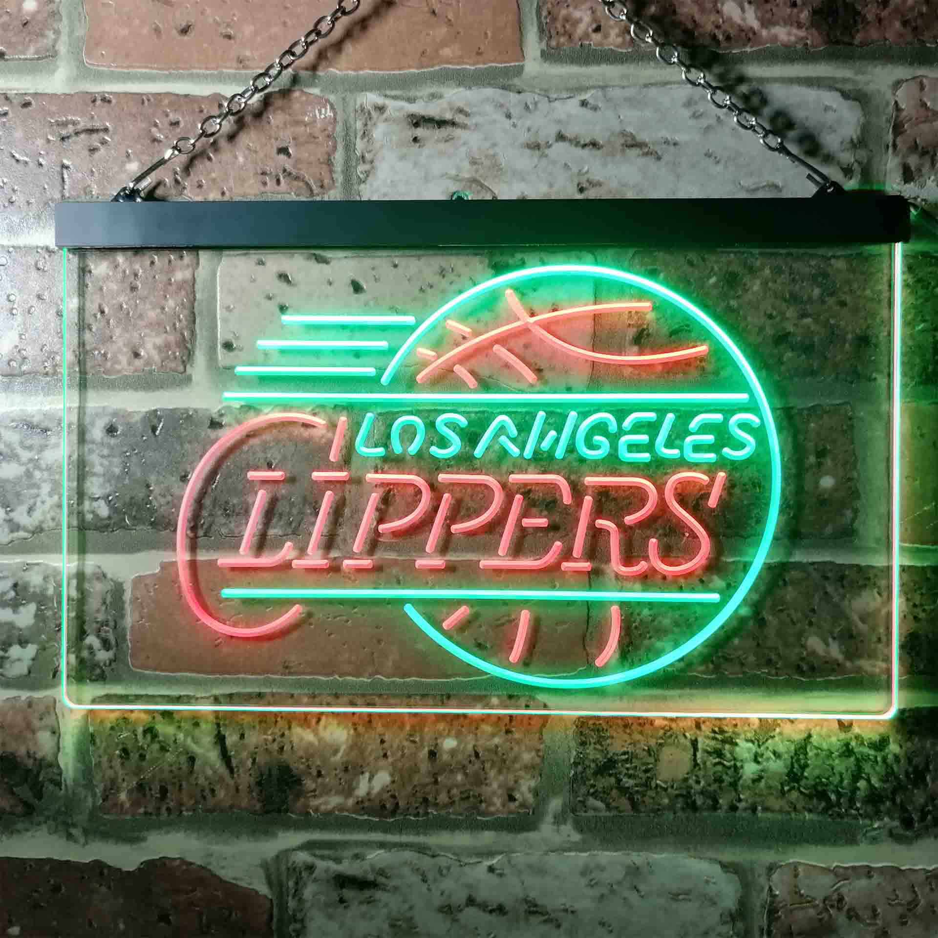 Los Angeles Clippers Baseketball Neon-Like LED Sign