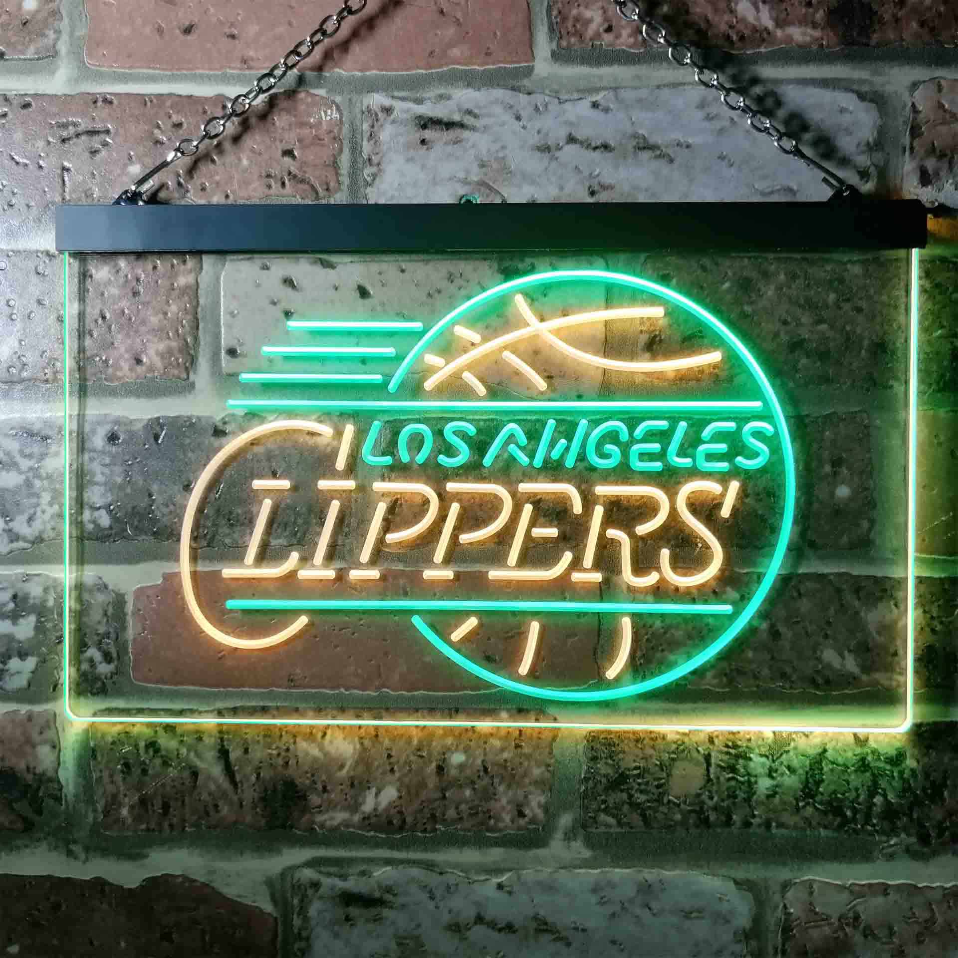 Los Angeles Clippers Baseketball Neon-Like LED Sign