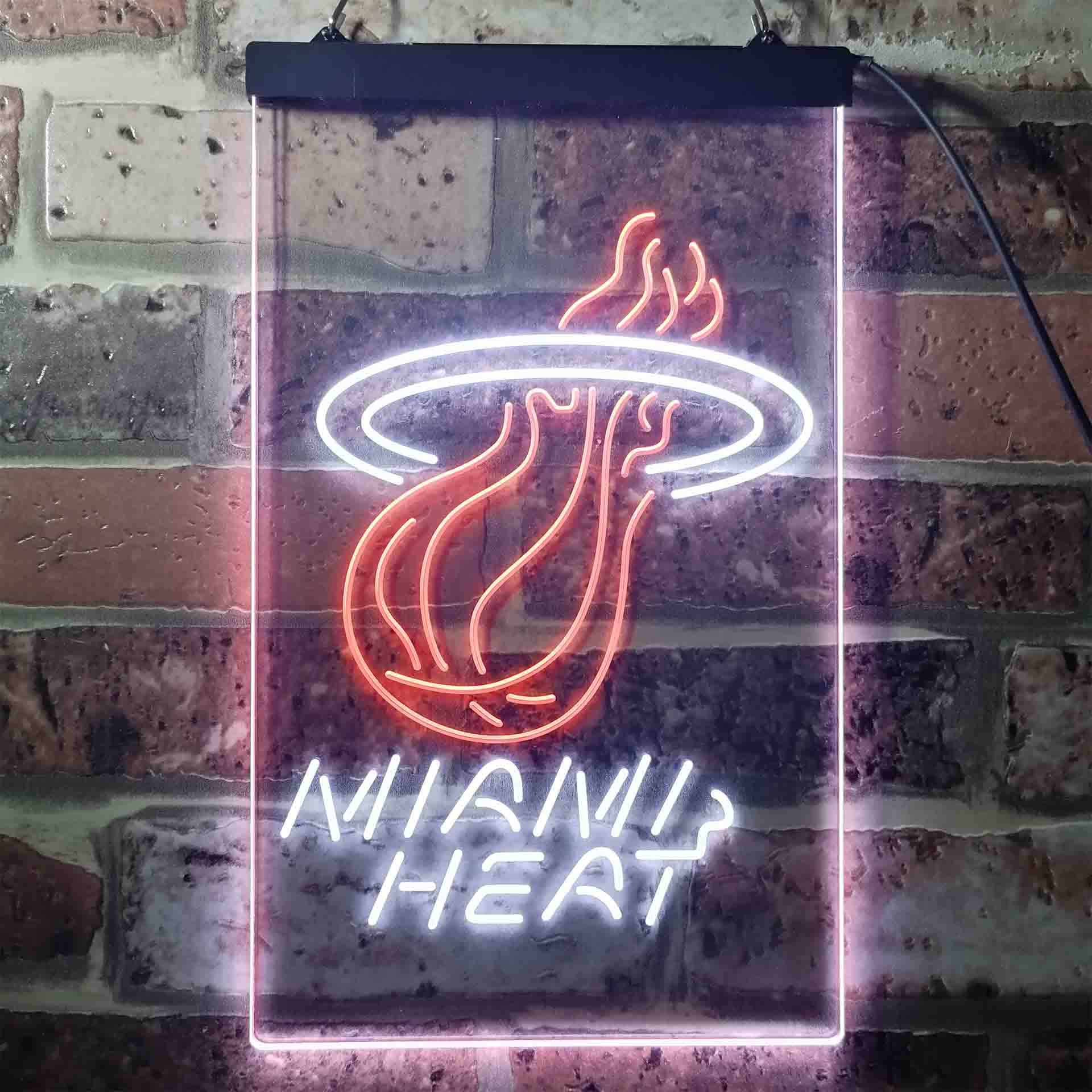 NBA Miami Heat Large Flex Neon LED Sign
