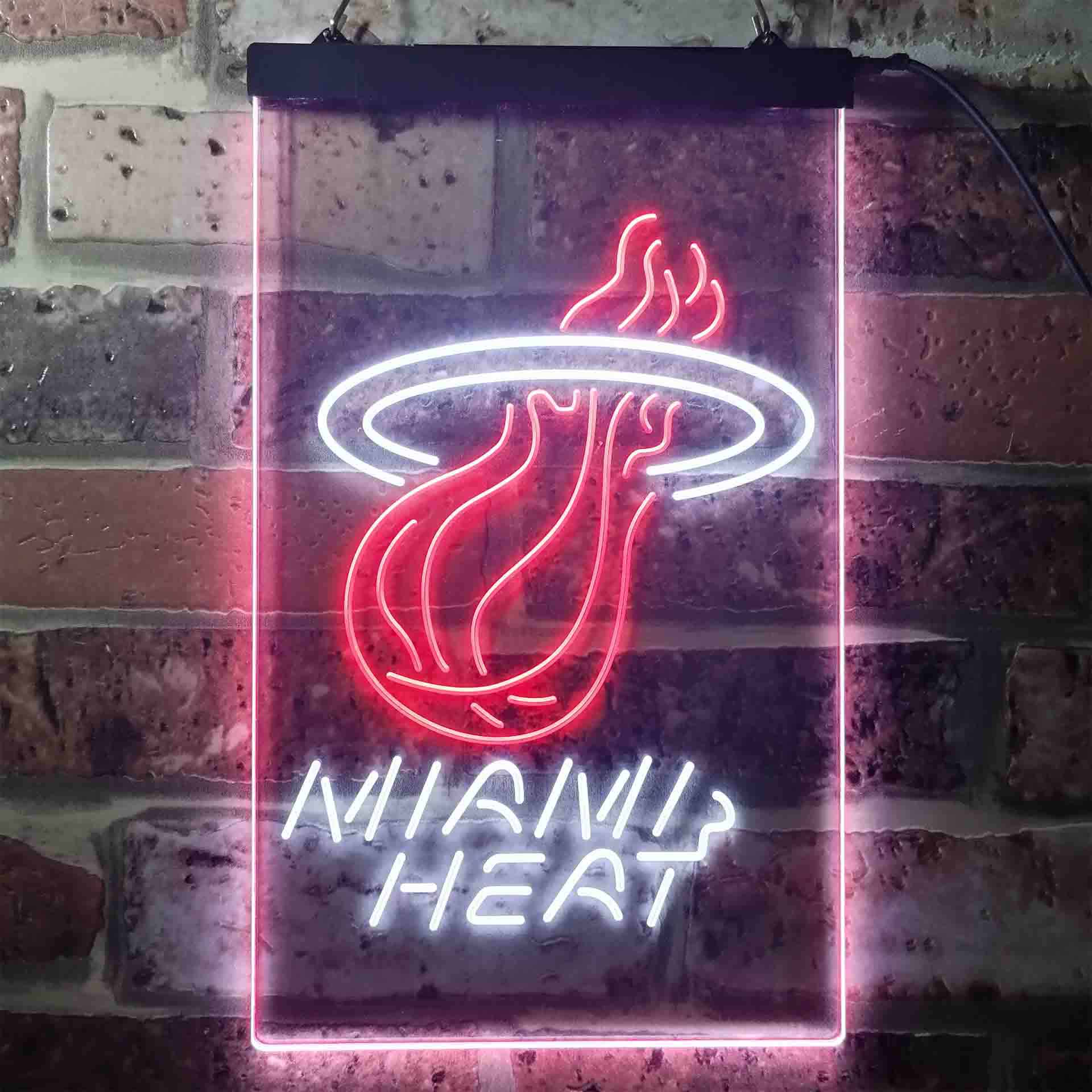 NBA Miami Heat Logo Türbeleuchtung