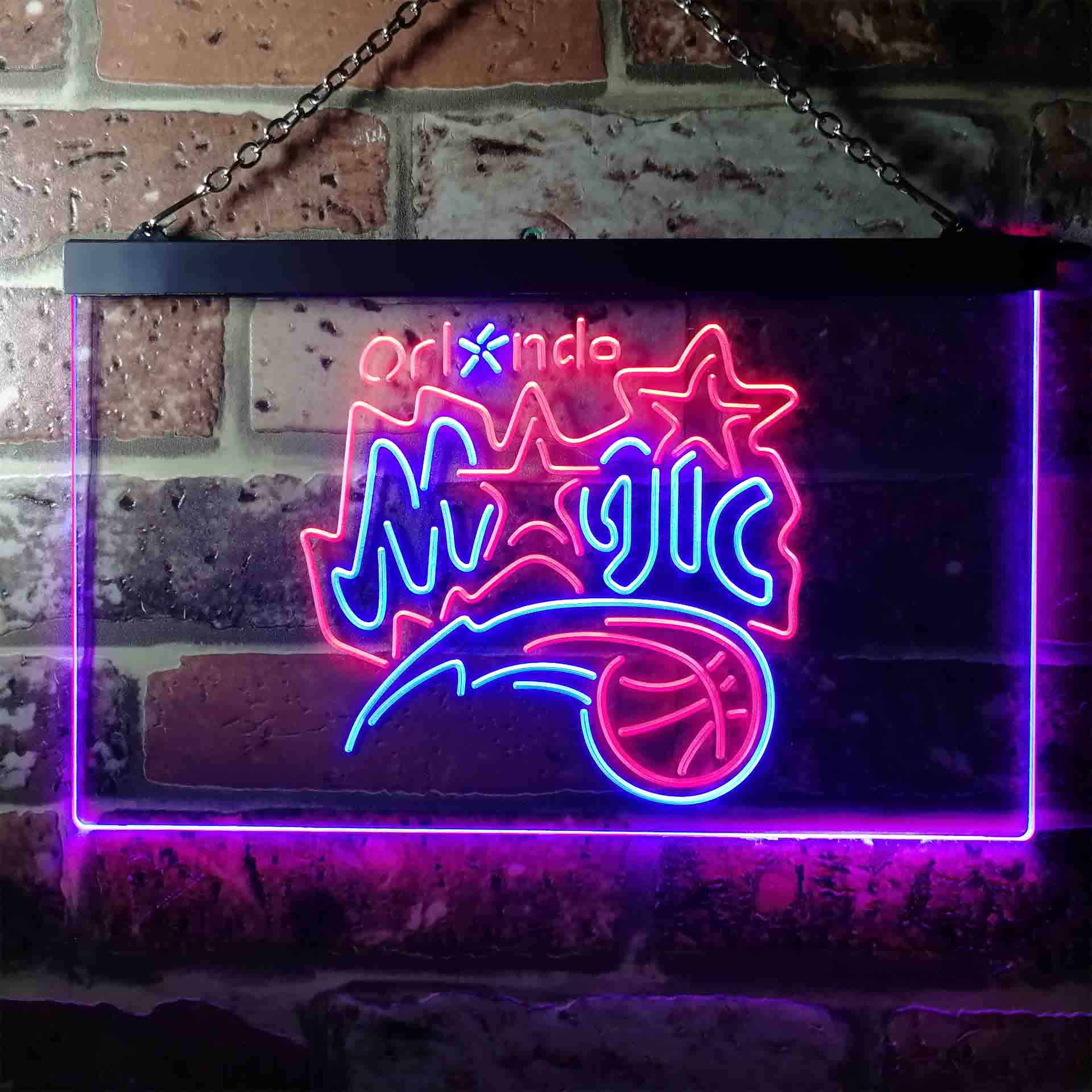Orlando Magic basketball Dual Color LED Neon Sign ProLedSign