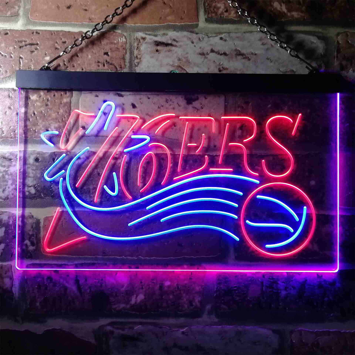 Philadelphia 76ers basketball Neon-like LED Sign on sale!