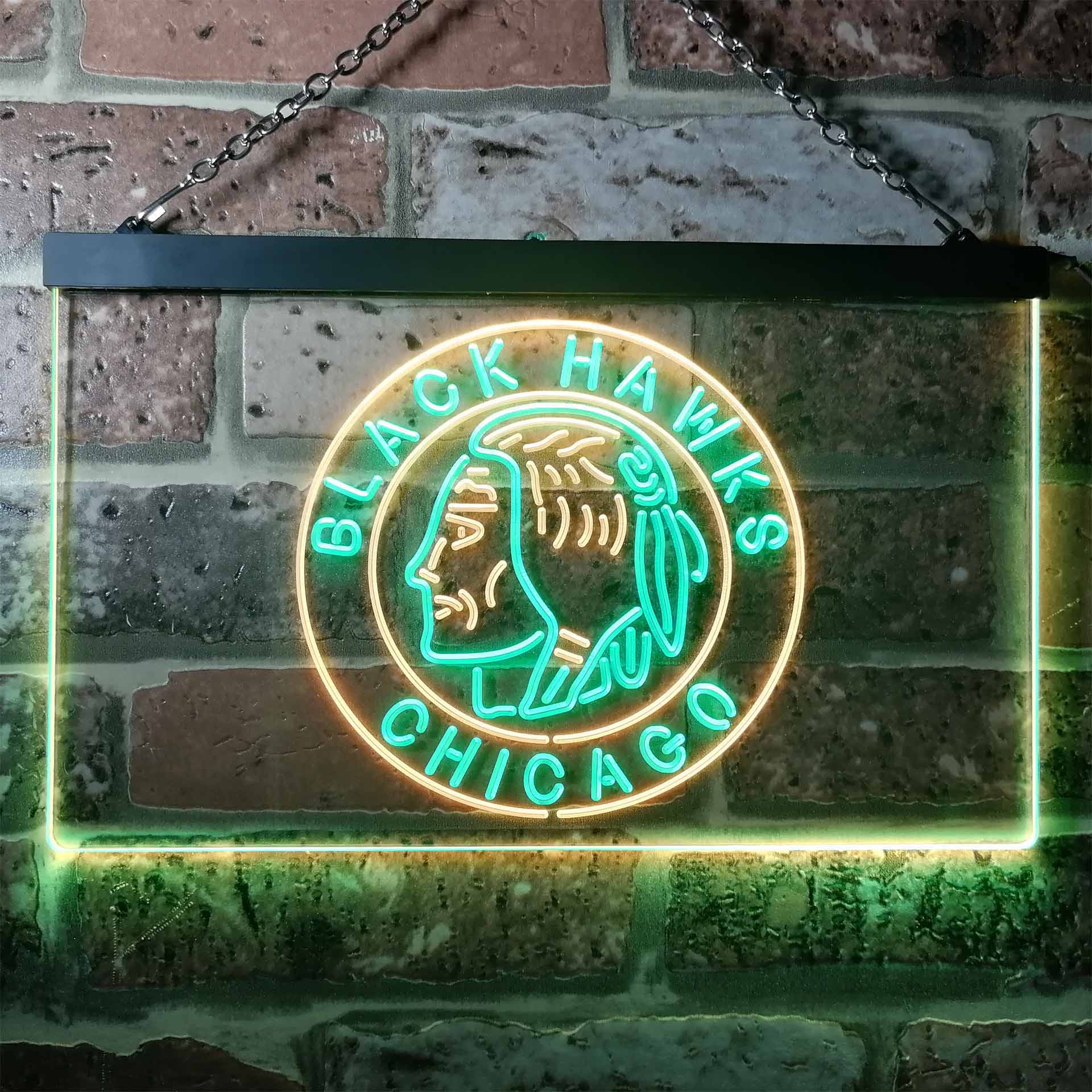 Chicago Blackhawks Neon-Like LED Sign