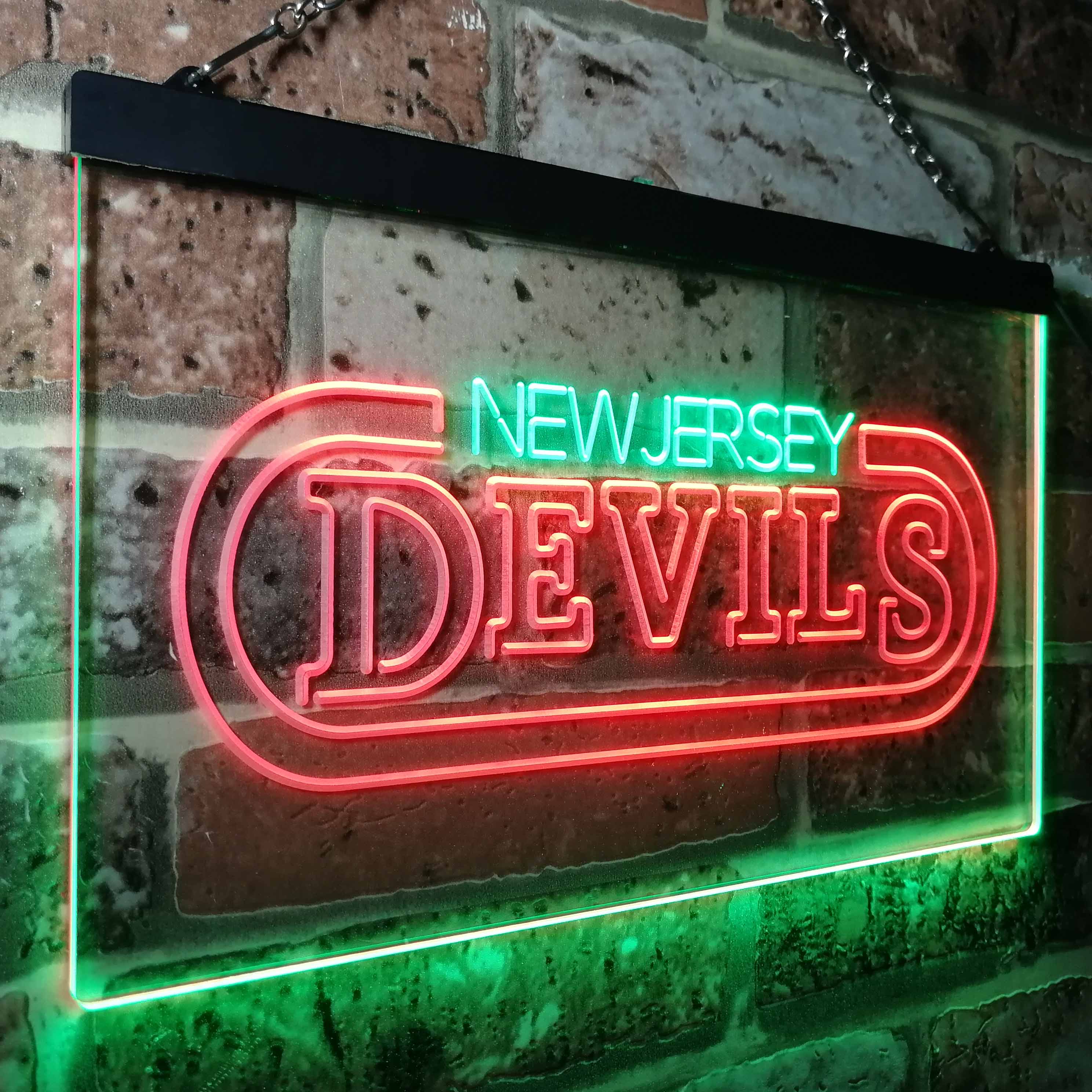 New Jersey Devils Ice Hockey Neon-Like LED Sign - ProLedSign