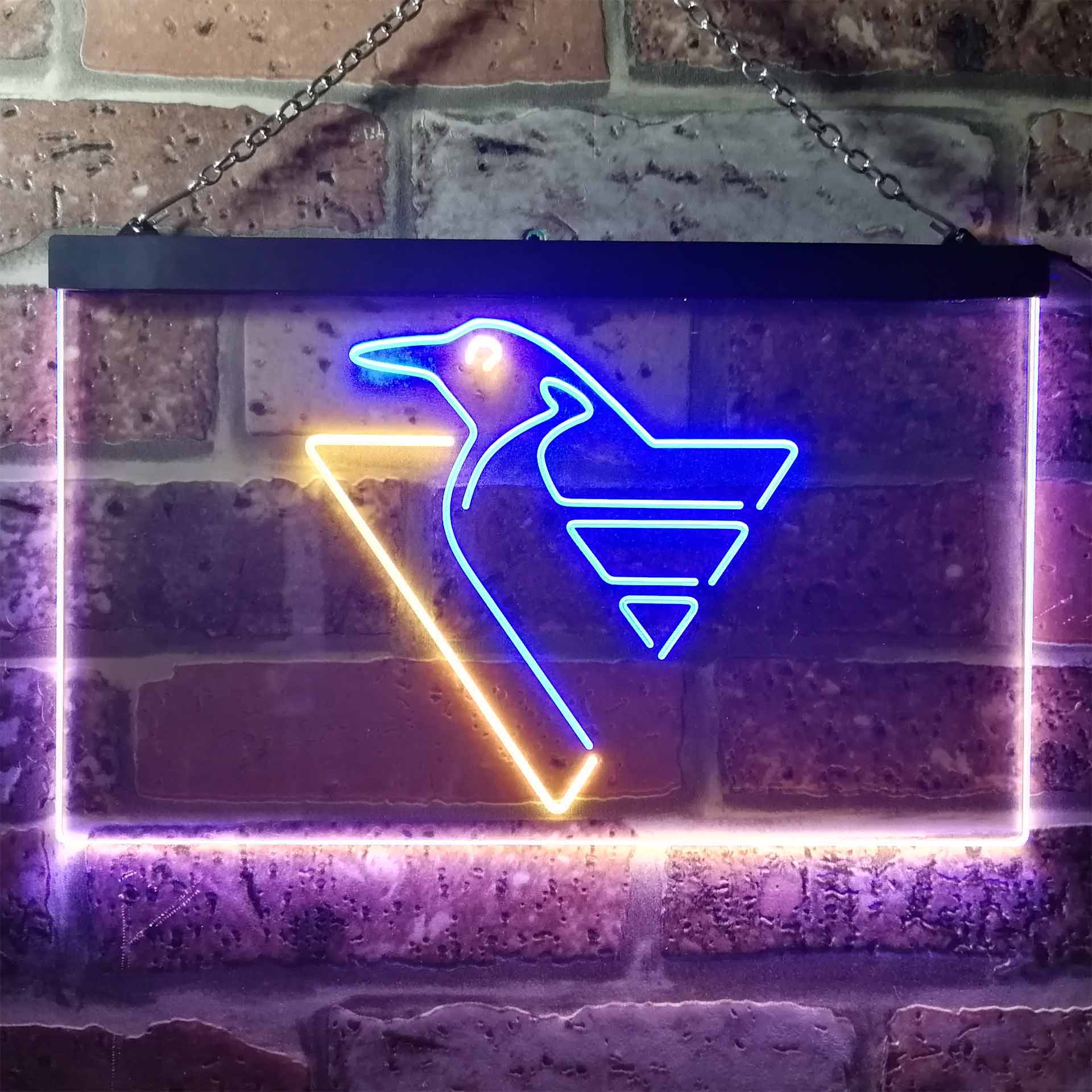 Pittsburgh Penguins Ice Hockey Neon-Like LED Sign - ProLedSign