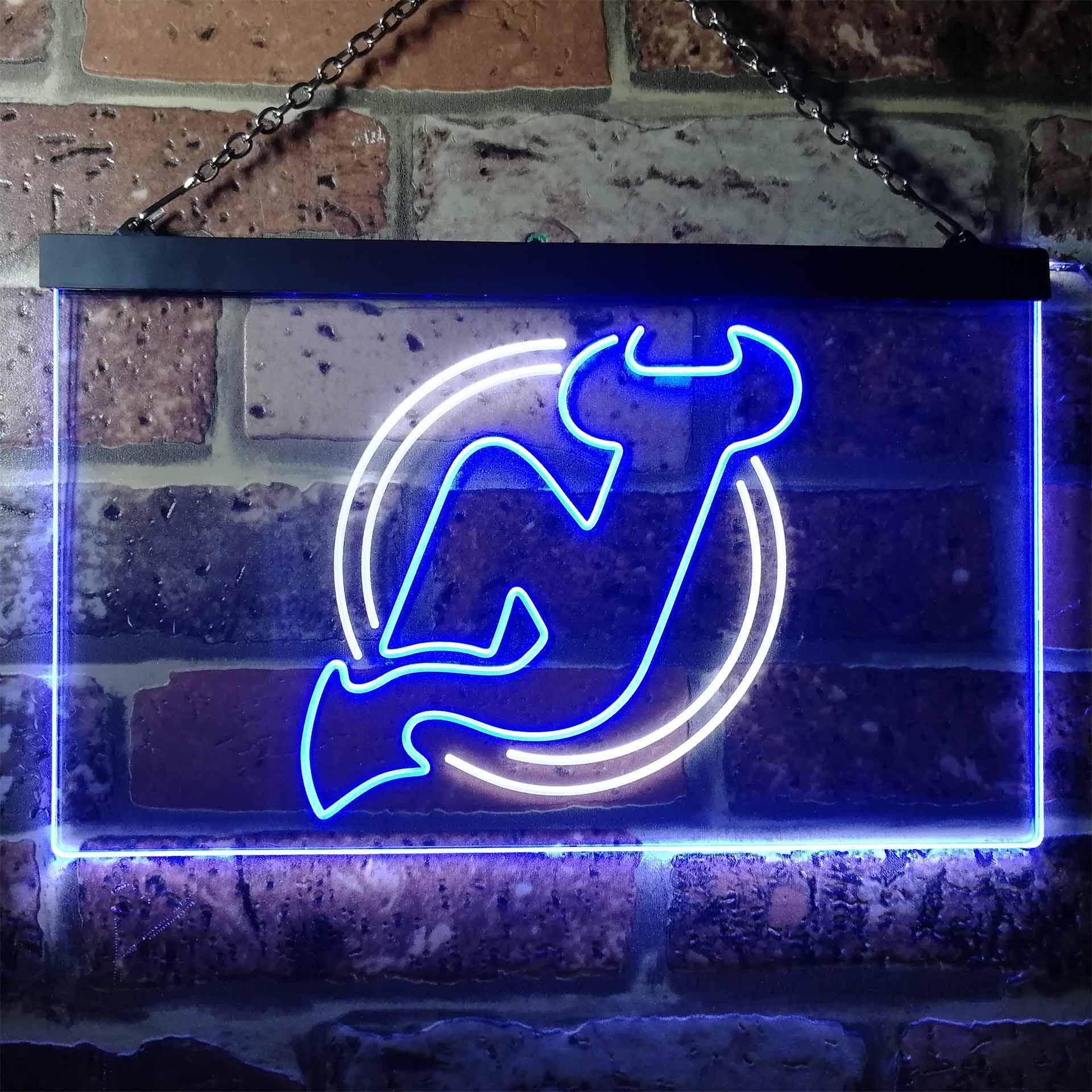 New Jersey Devils Neon-Like LED Sign