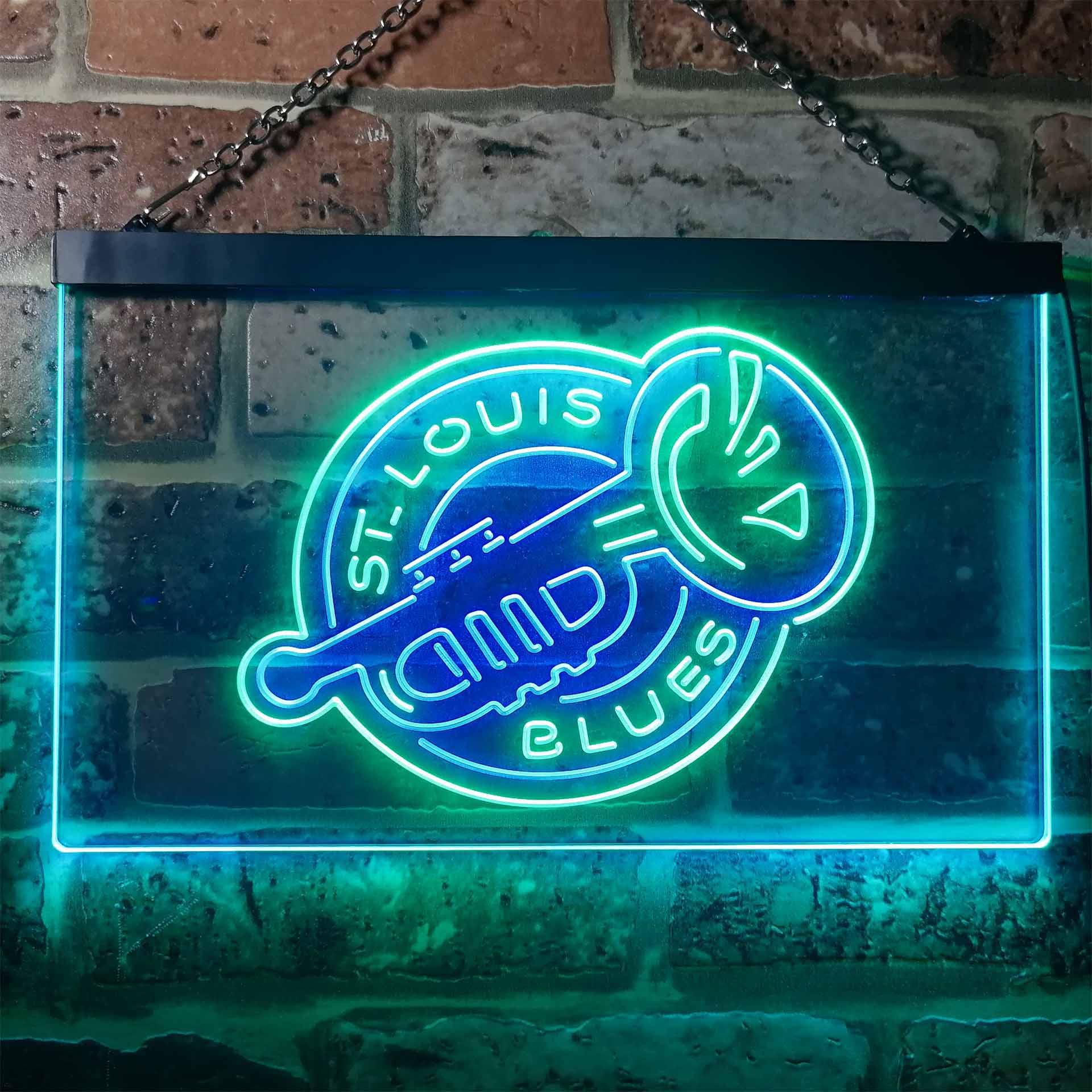 St. Louis Blues Hockey Shop Neon Light Sign [St. Louis Blues Hockey yy] -  $49.95 :  - Custom LED Neon Light Signs