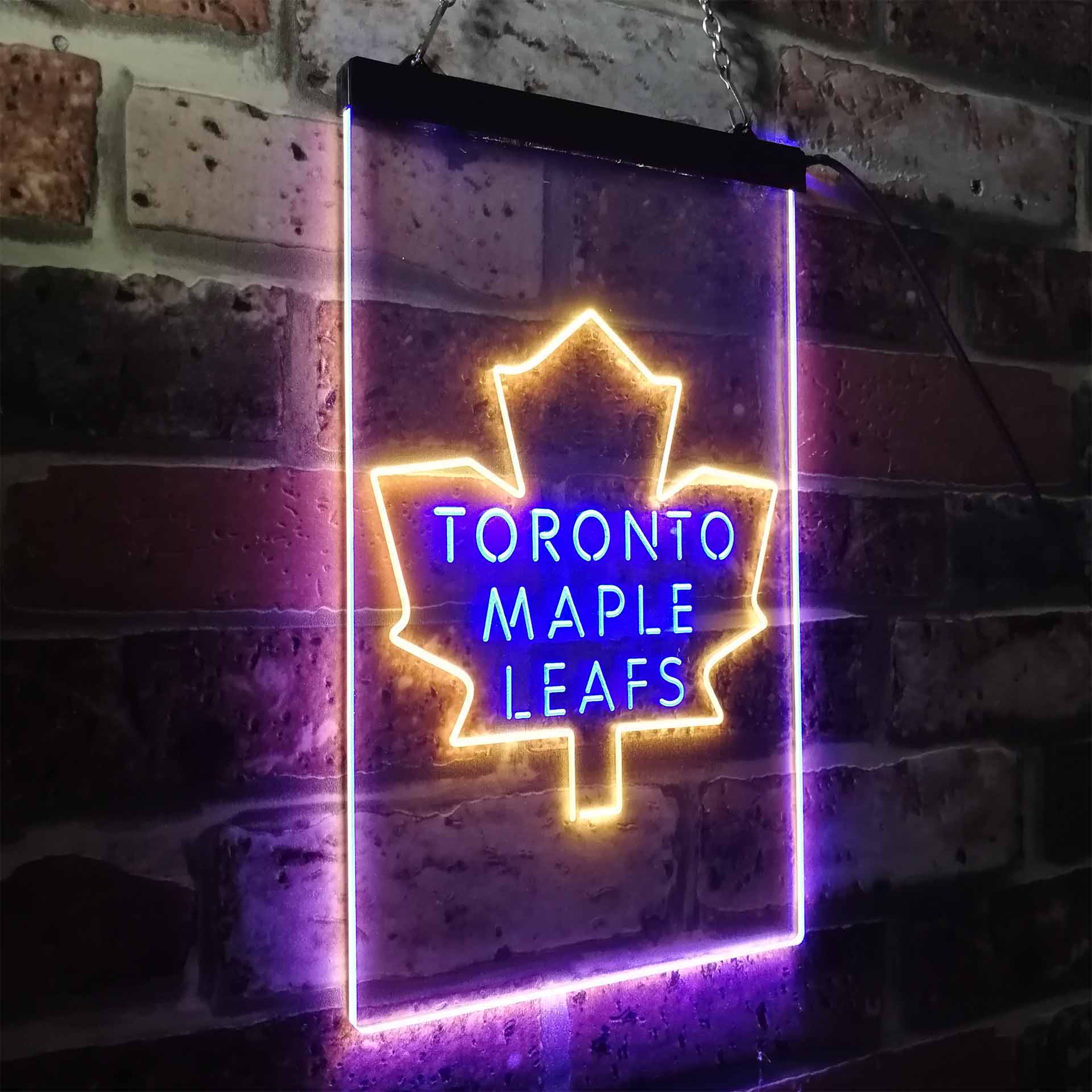 Toronto Maple Leafs Ice Hockey Neon-like LED Sign | Pro LED Sign