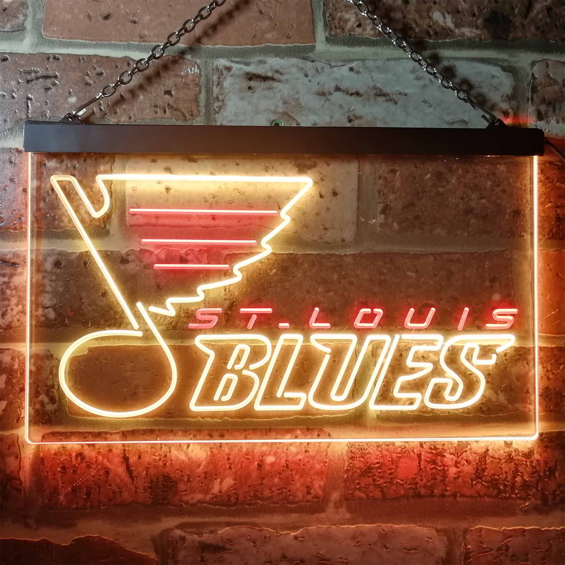 Saint St. Louis Blues Busch Neon Sign Light Lamp
