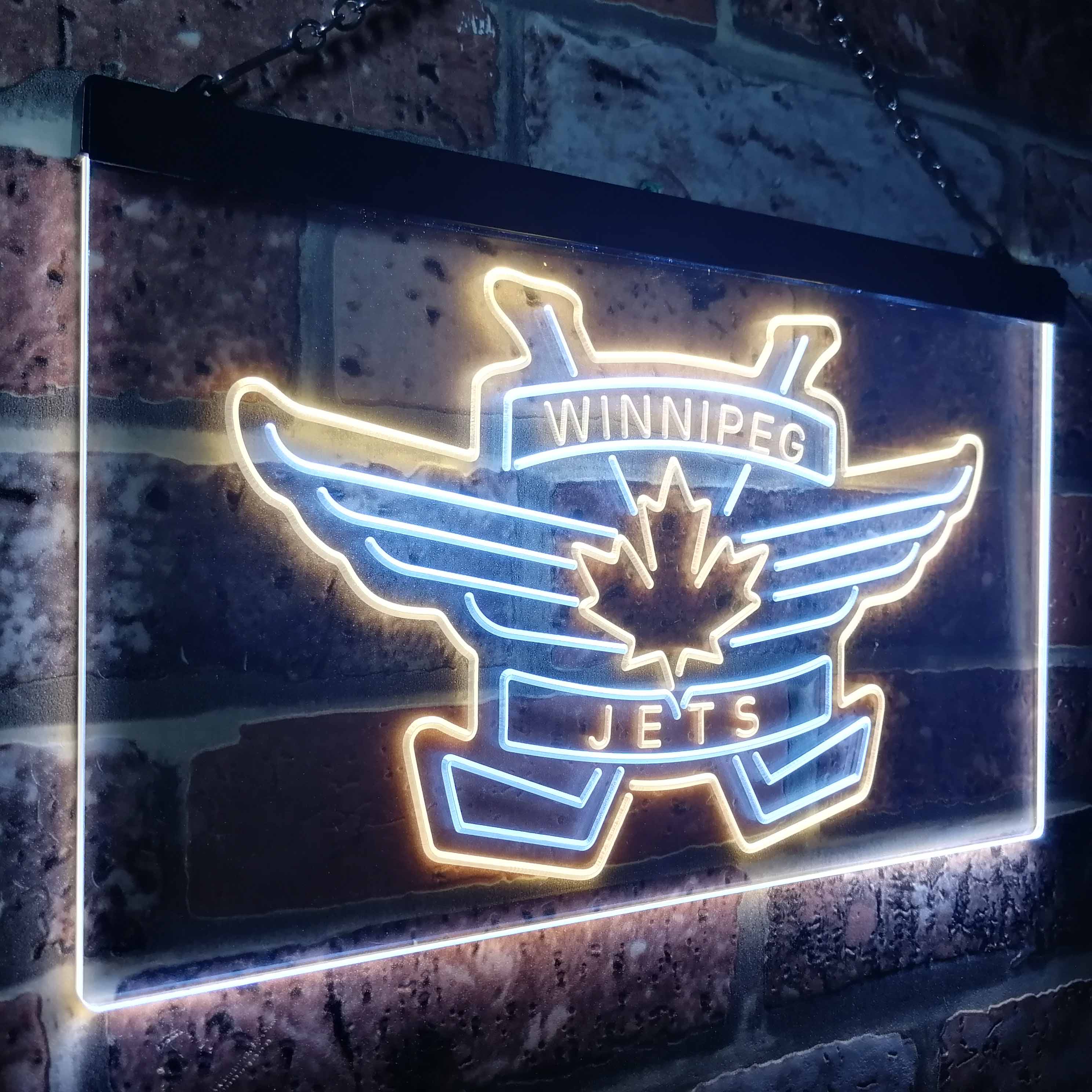 Winnipeg Jets Ice Hockey Neon-Like LED Sign - ProLedSign