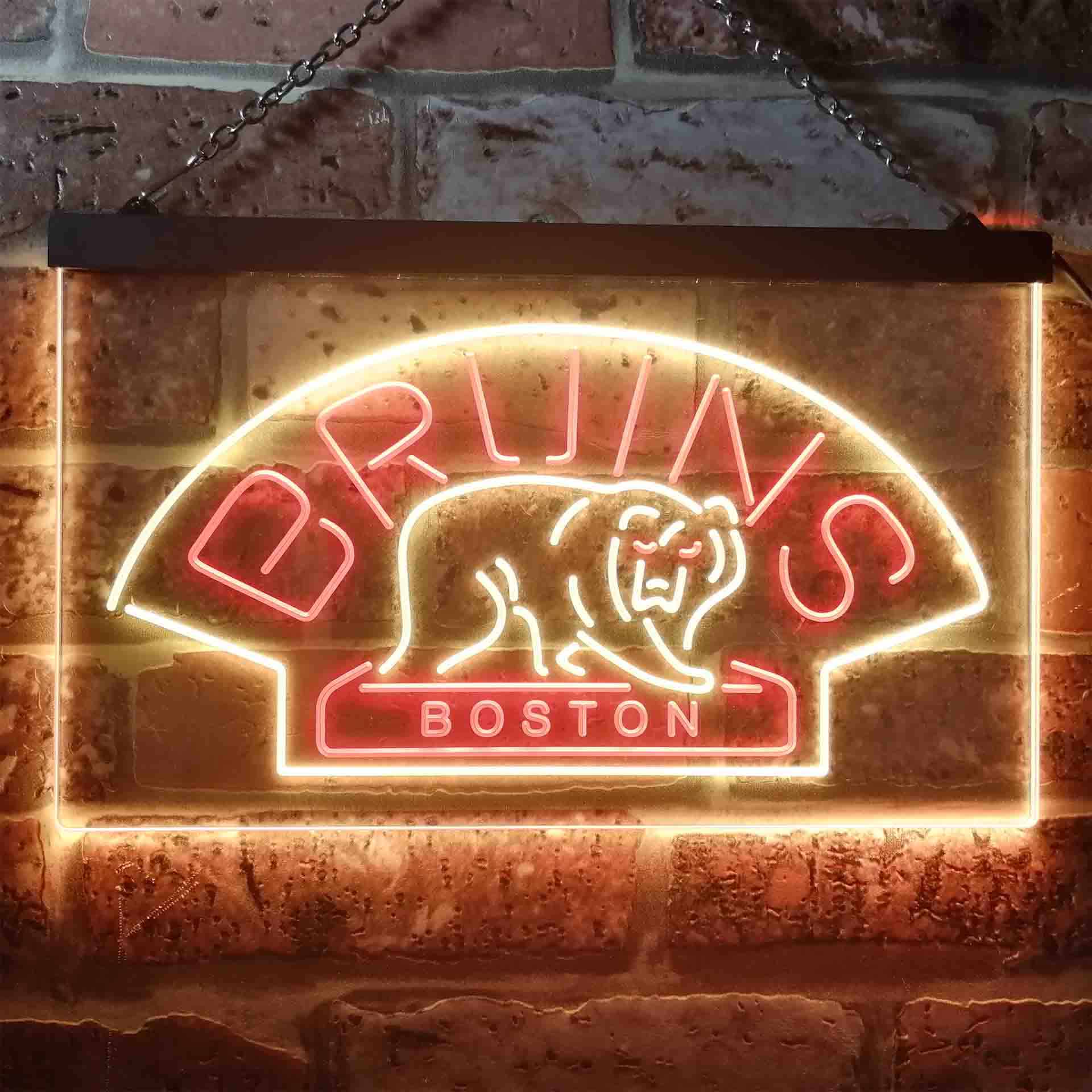 Boston Bruins Neon-Like LED Sign