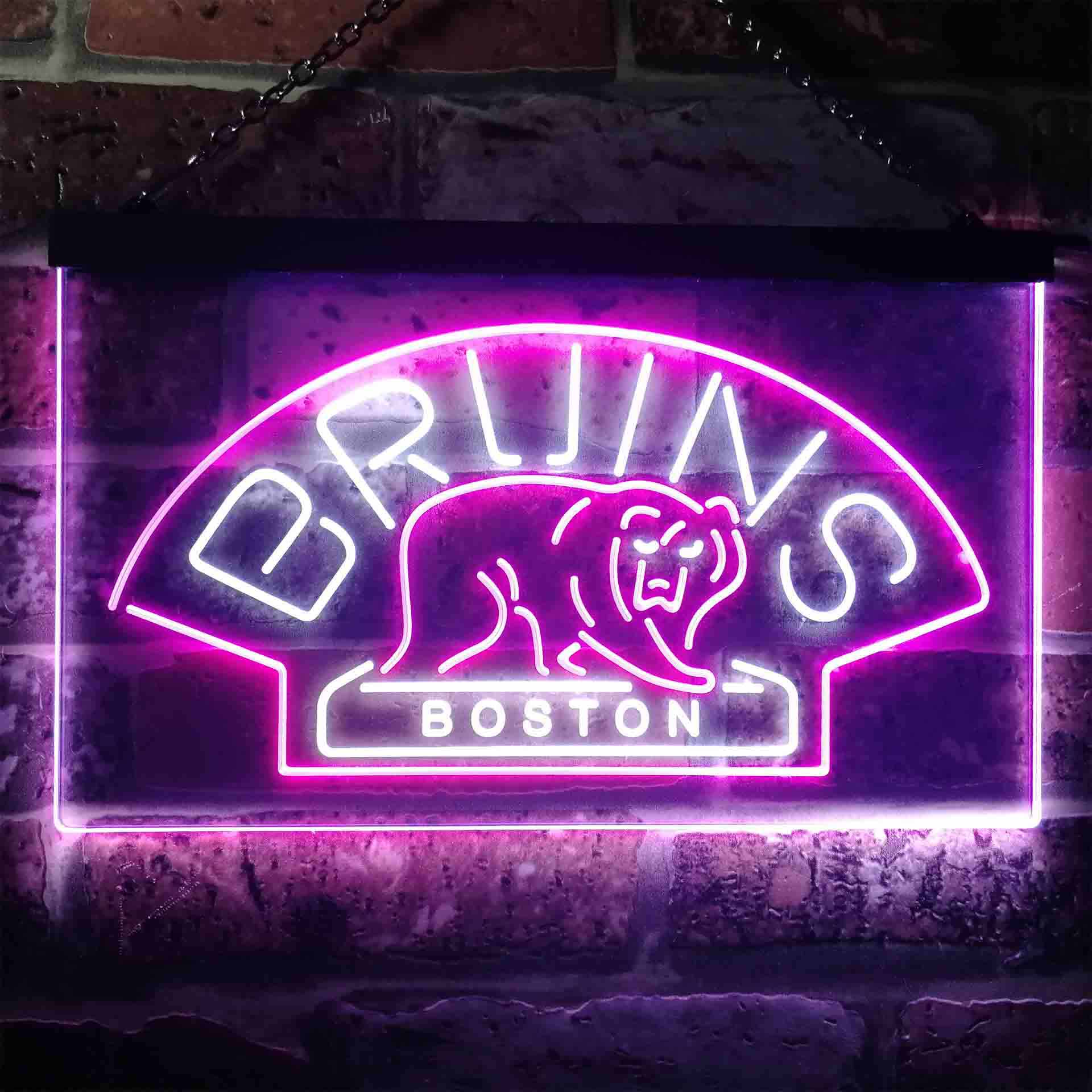 Boston Bruins Neon-Like LED Sign - ProLedSign