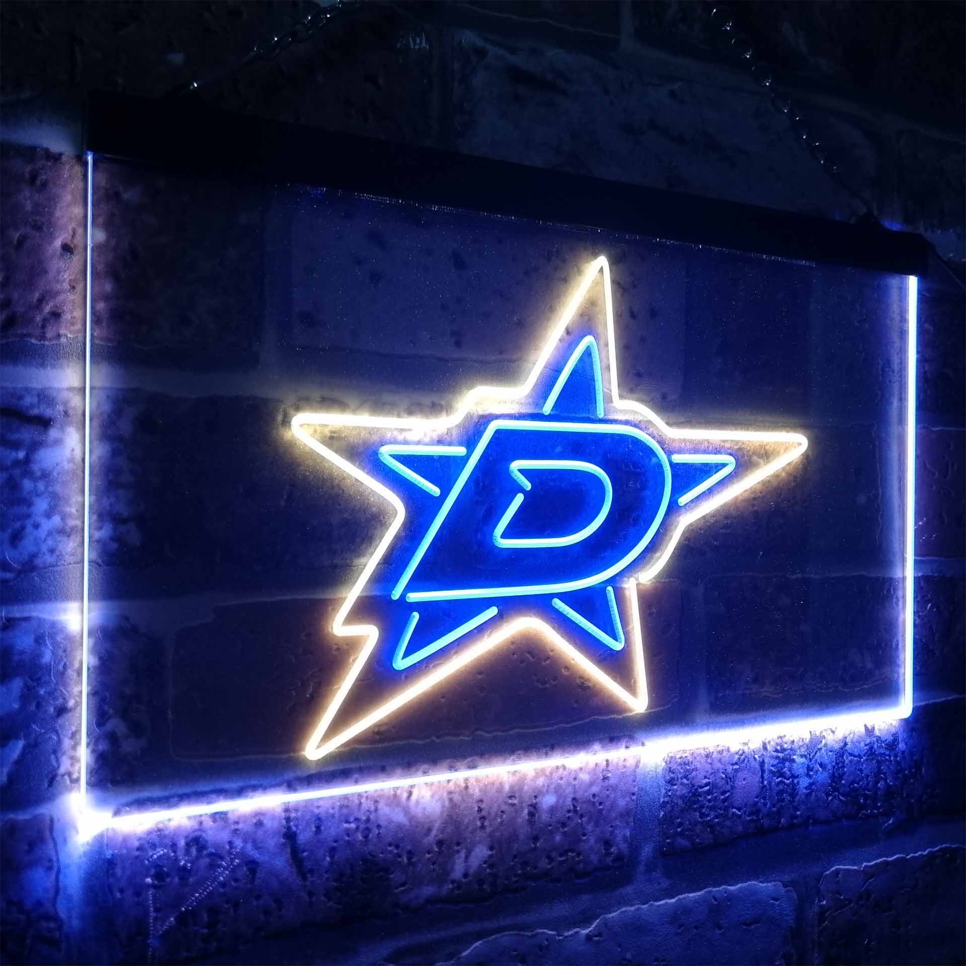 Personalized Dallas Stars Est 1993 Neon-Like LED Sign - Father's Day